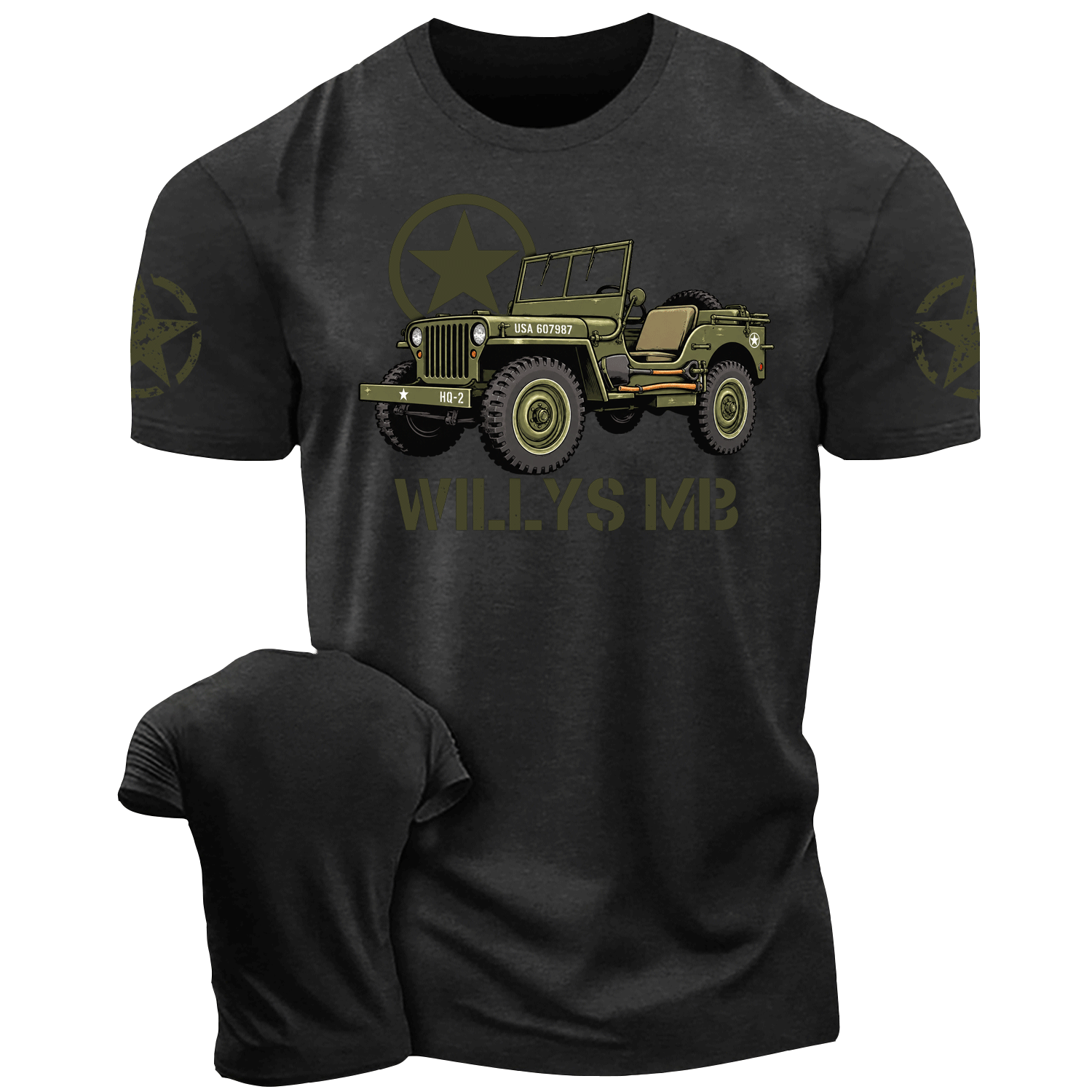  World War 2 Willys MB Veterans Gifts Cotton T-shirt