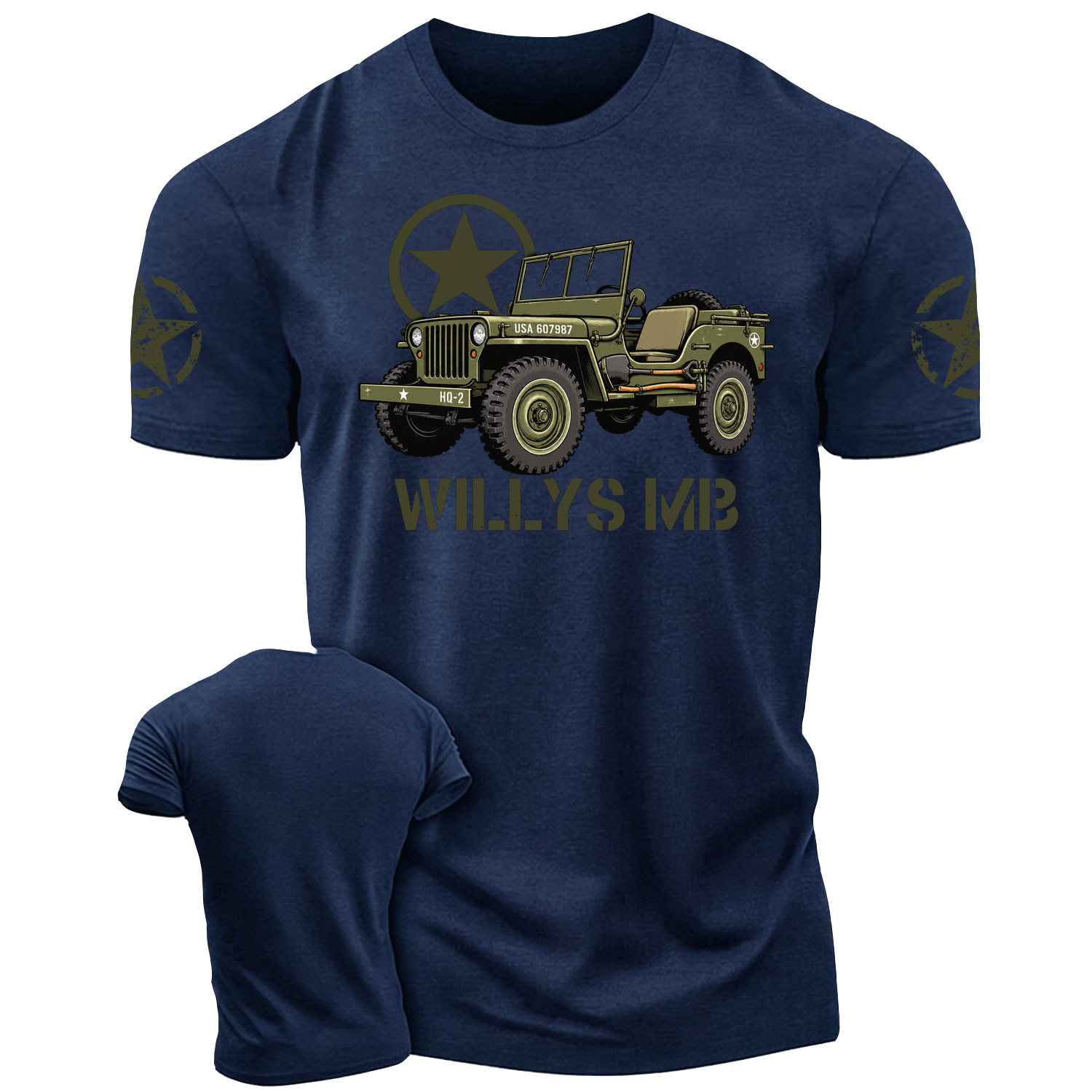  World War 2 Willys MB Veterans Gifts Cotton T-shirt