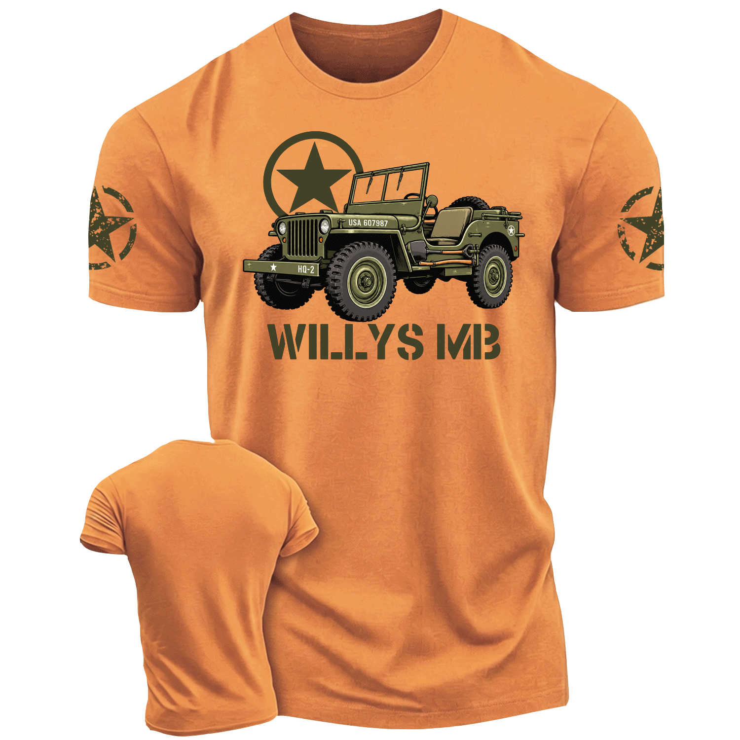  World War 2 Willys MB Veterans Gifts Cotton T-shirt