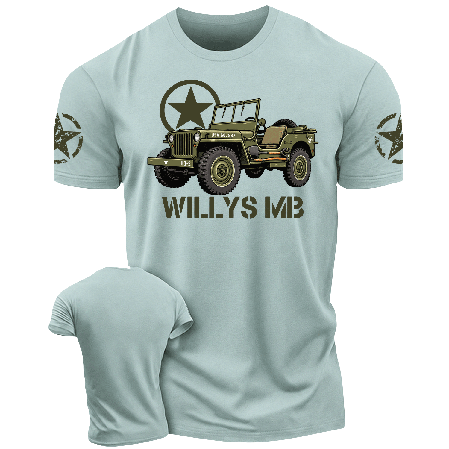  World War 2 Willys MB Veterans Gifts Cotton T-shirt