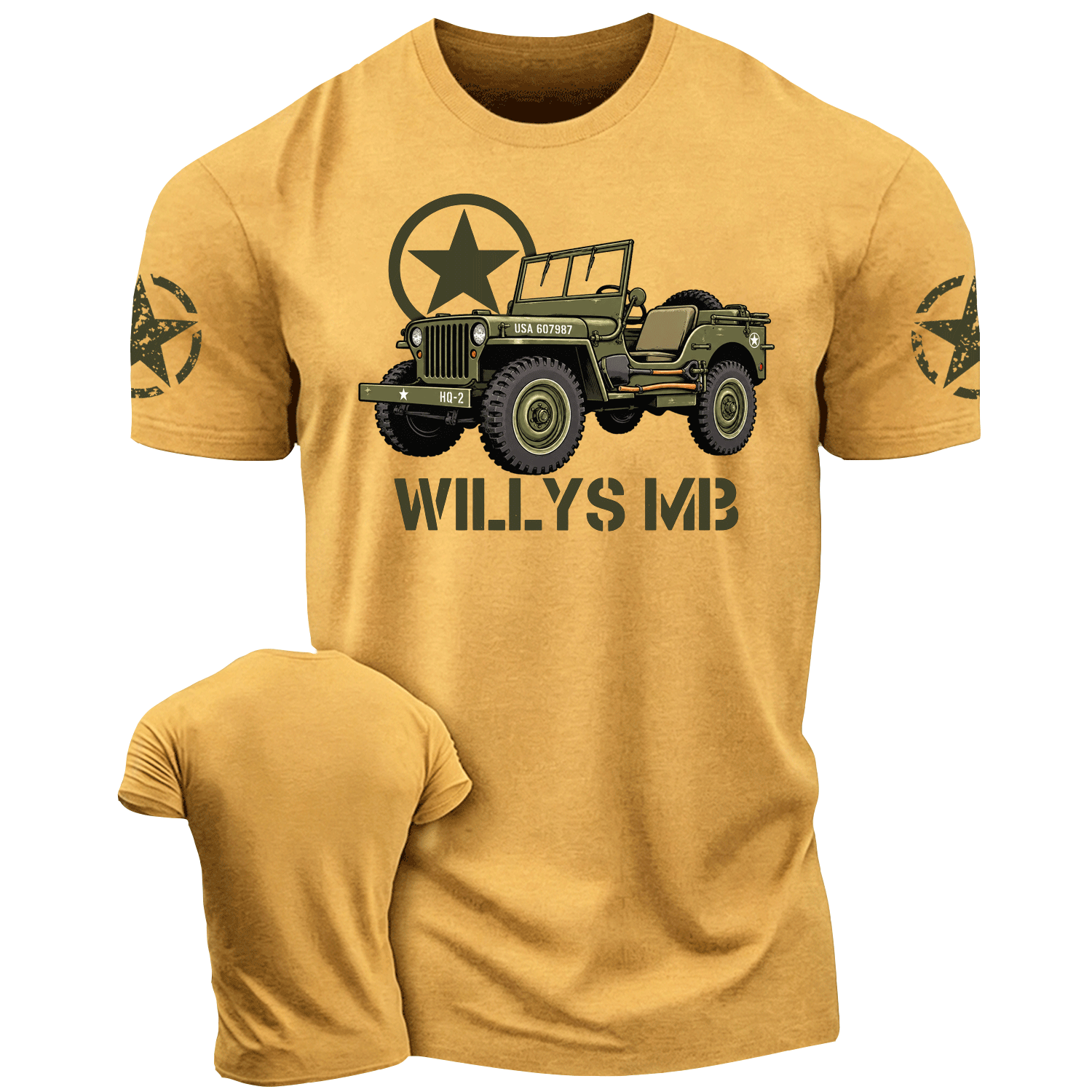 World War 2 Willys MB Veterans Gifts Cotton T-shirt