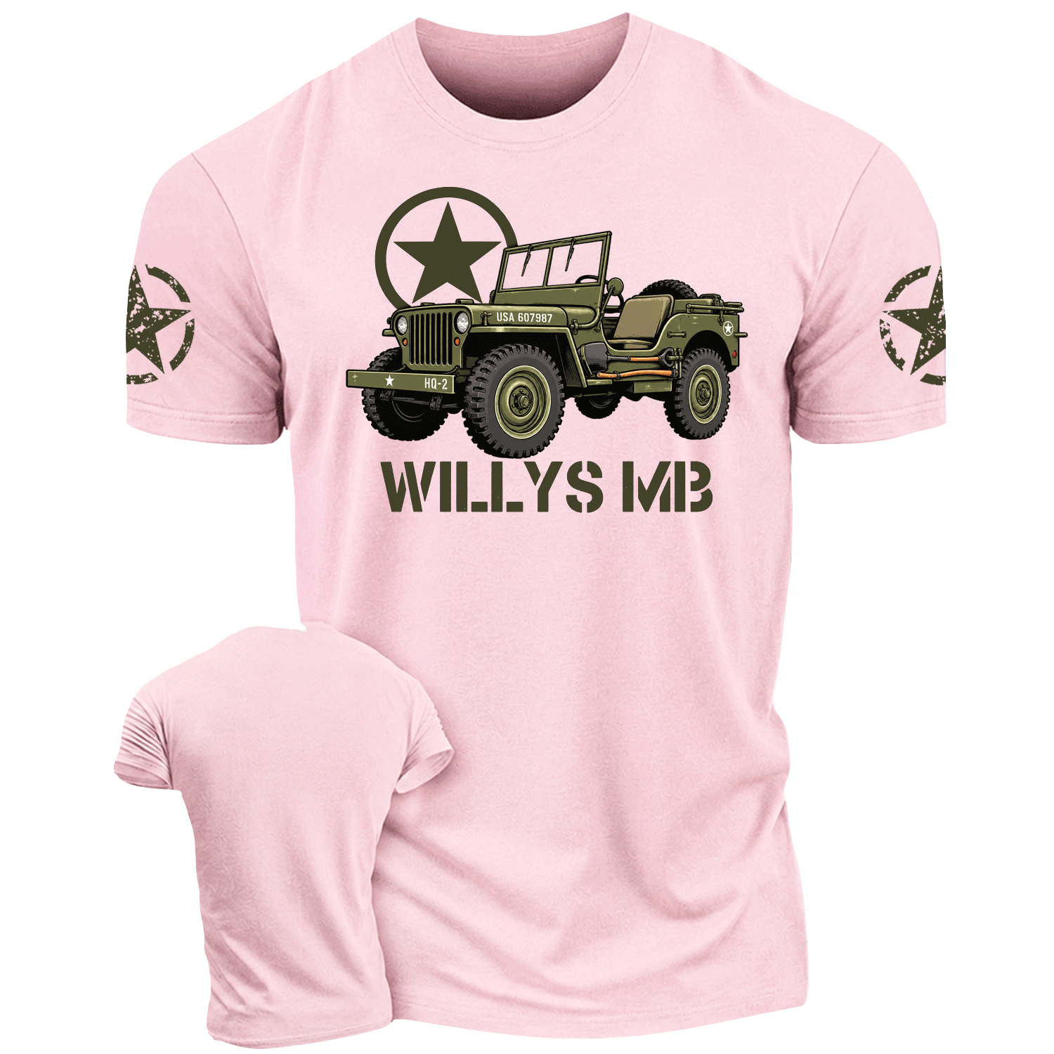  World War 2 Willys MB Veterans Gifts Cotton T-shirt