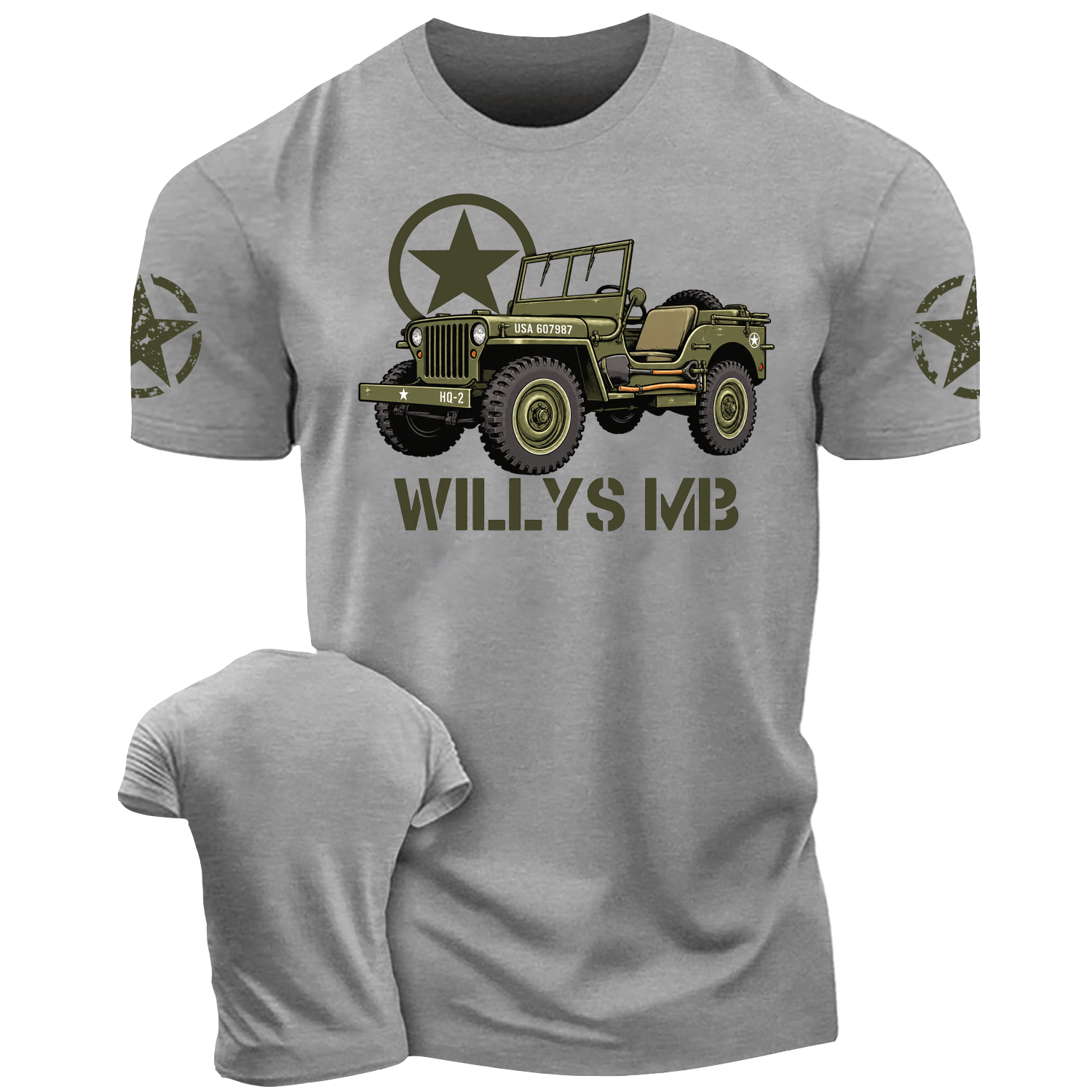 World War 2 Willys MB Veterans Gifts Cotton T-shirt
