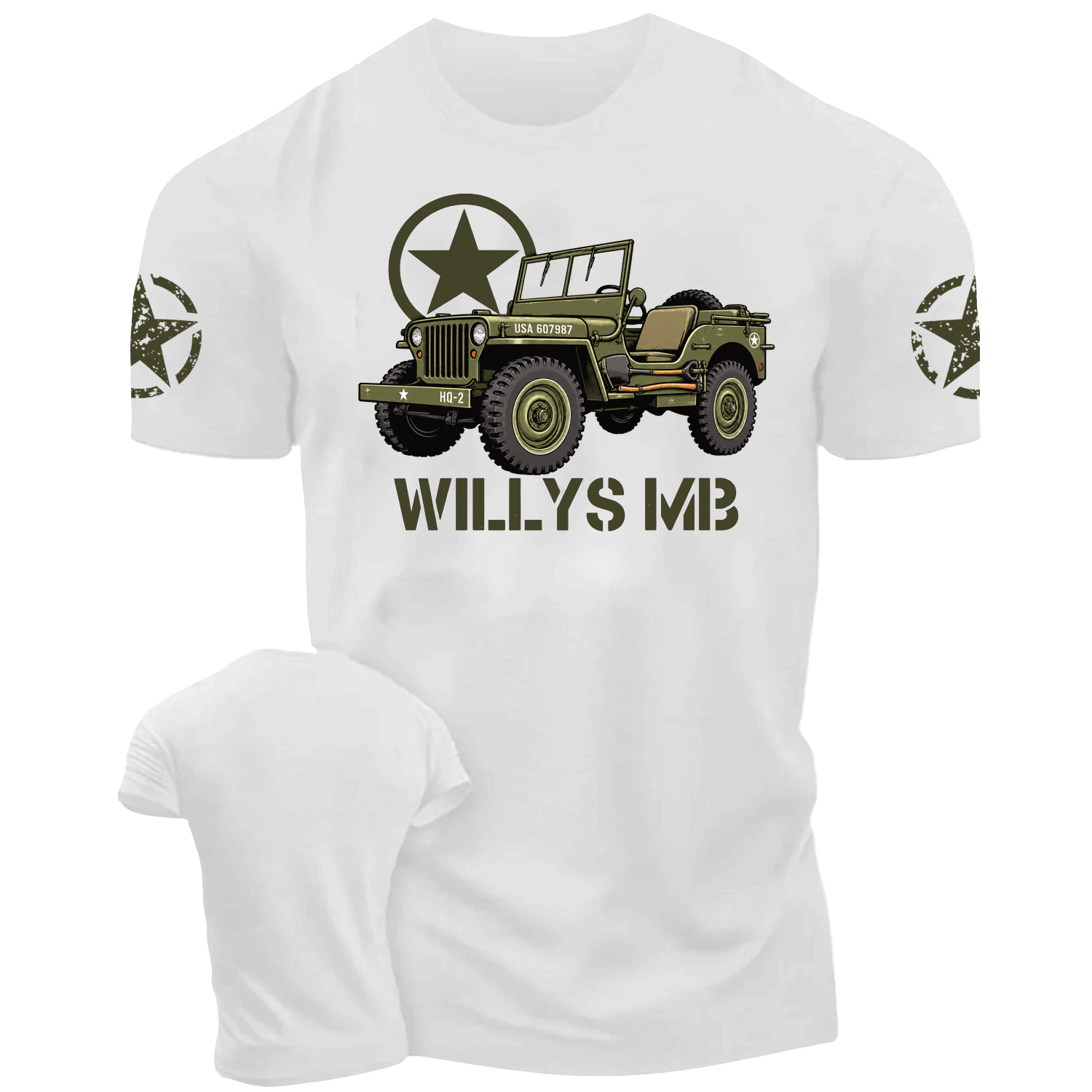  World War 2 Willys MB Veterans Gifts Cotton T-shirt