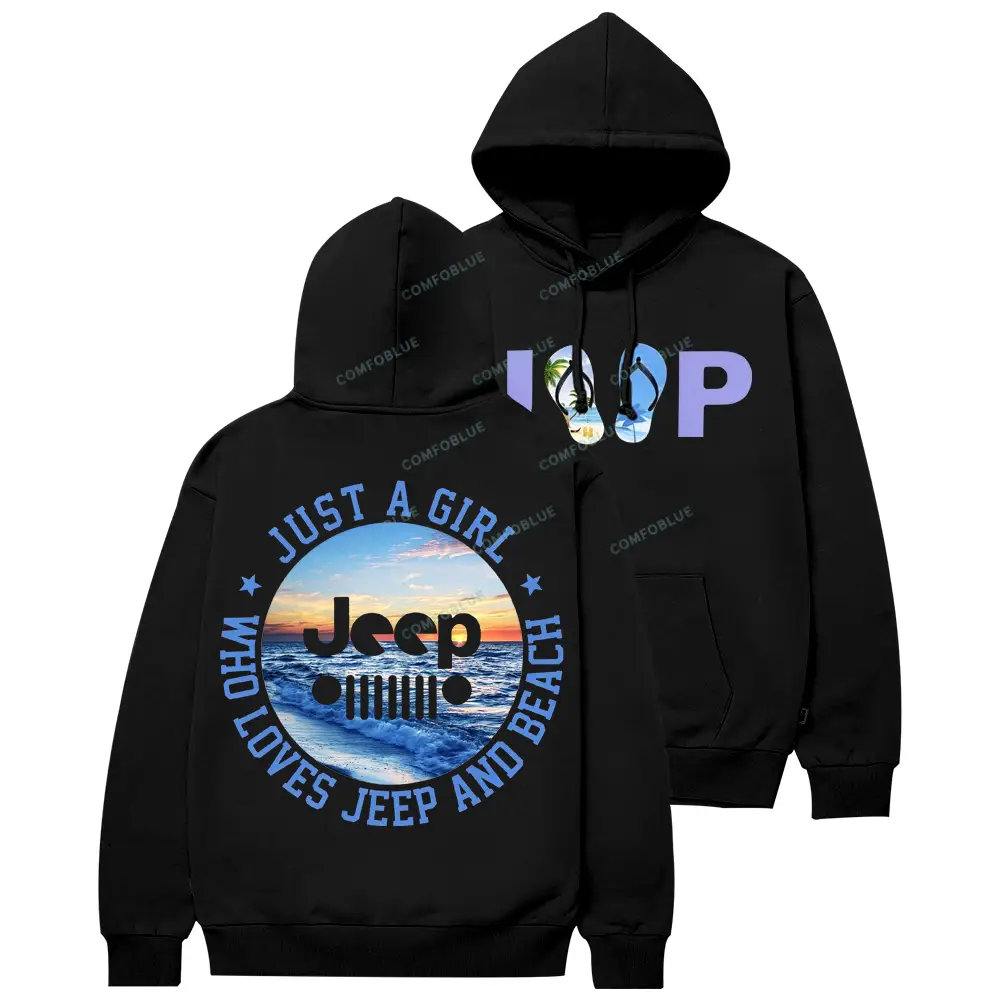 Just a Girl Who Loves Jp and Beach Cotton Hoodie