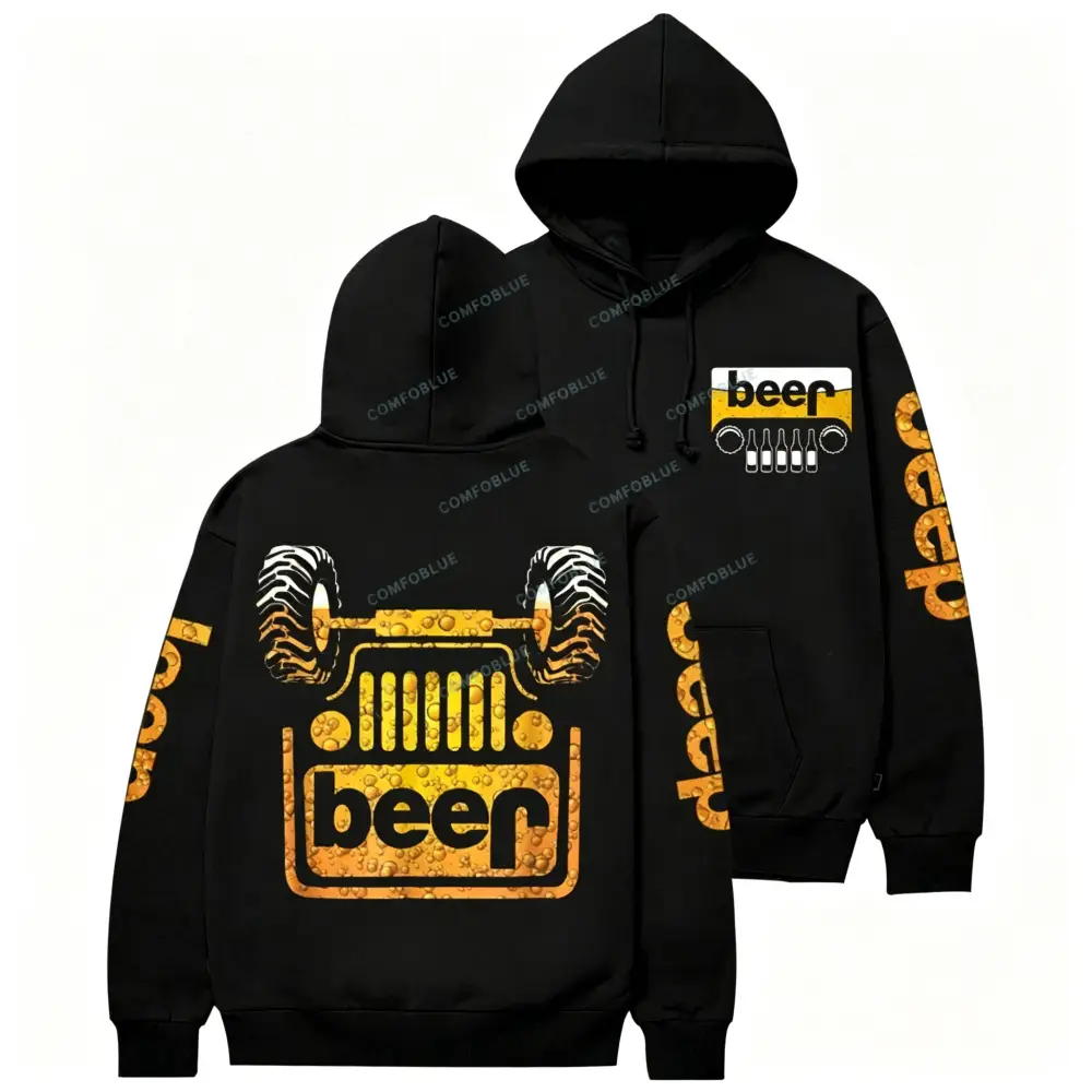 Funny Wrecked Beer Casual Hoodie