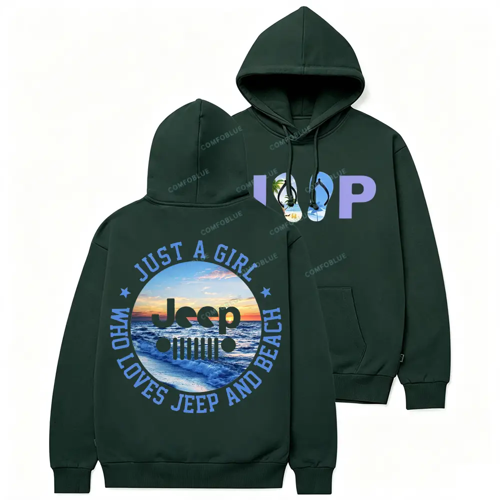 Just a Girl Who Loves Jp and Beach Cotton Hoodie
