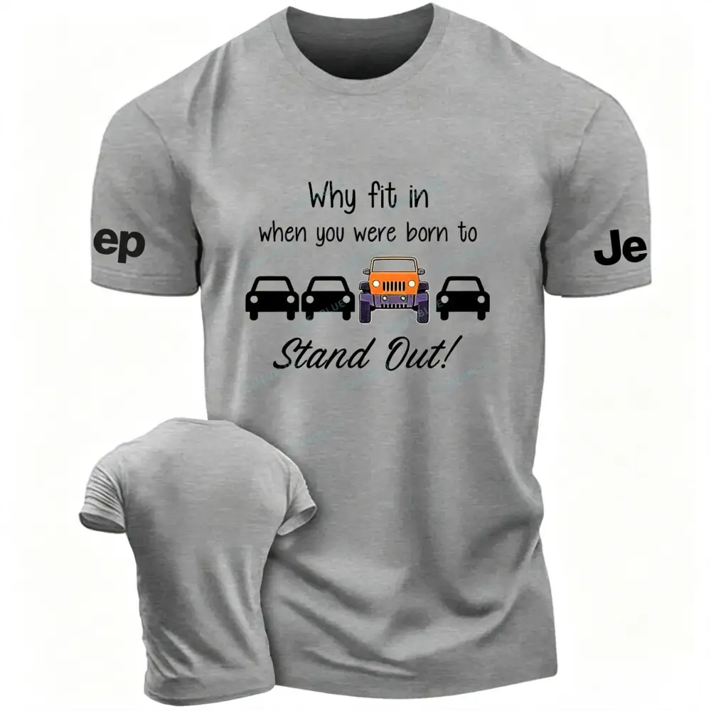 Orange Wrangler Why Fit In FUnny Jp Unisex T-shirt
