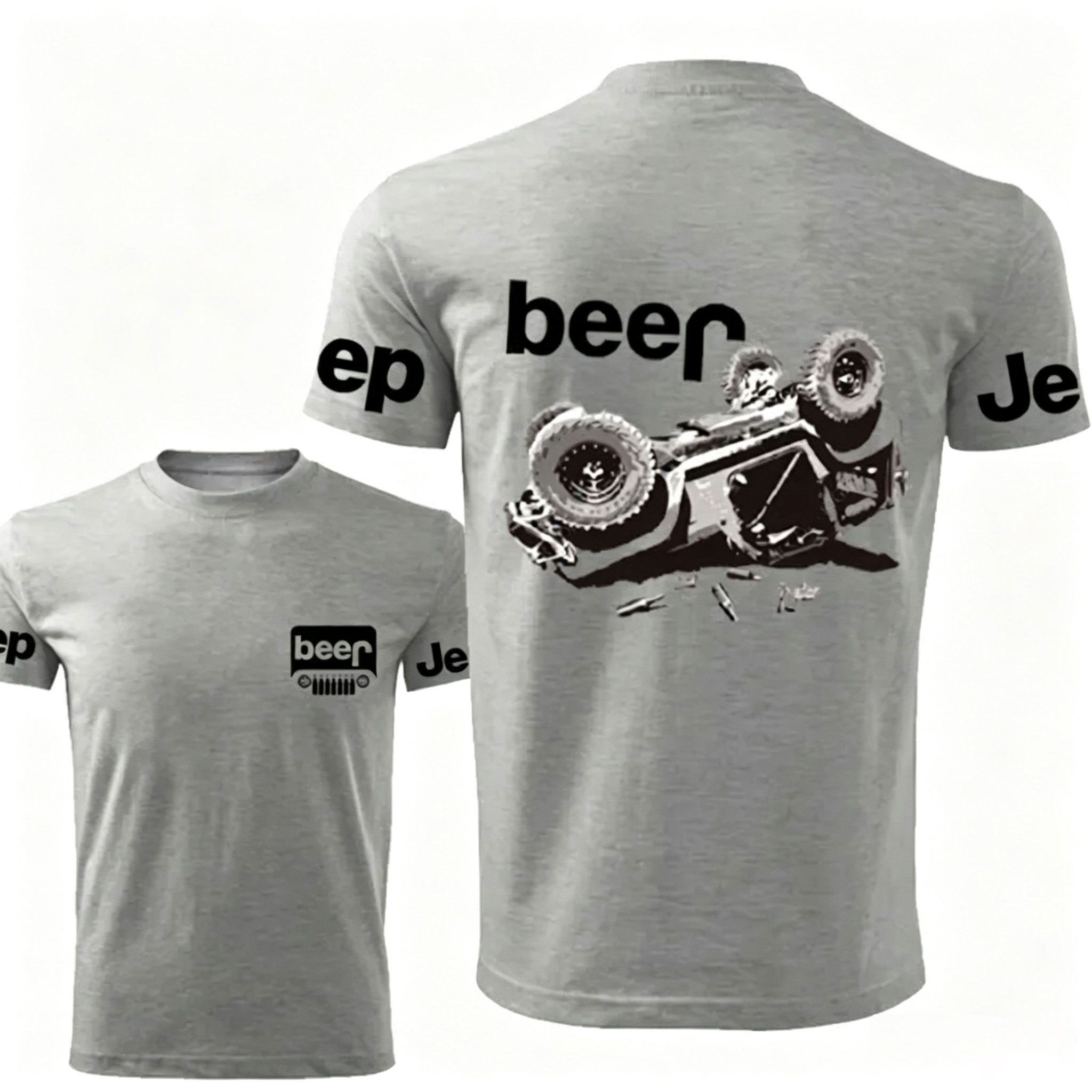 Funny Beer Overturn Jp Offroad Unisex T-shirt