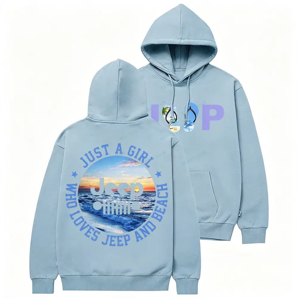 Just a Girl Who Loves Jp and Beach Cotton Hoodie
