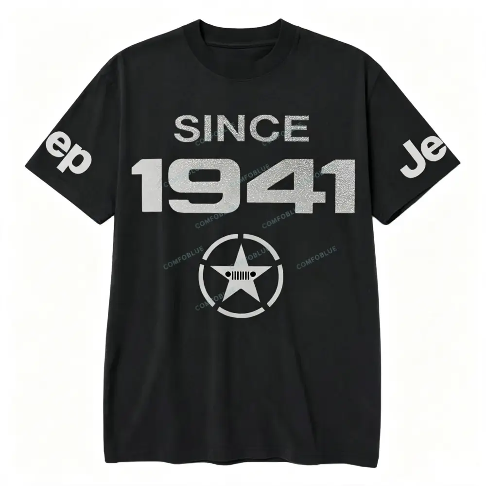 Vintage Military Star Circle Since 1941 Jp Unisex T-shirt
