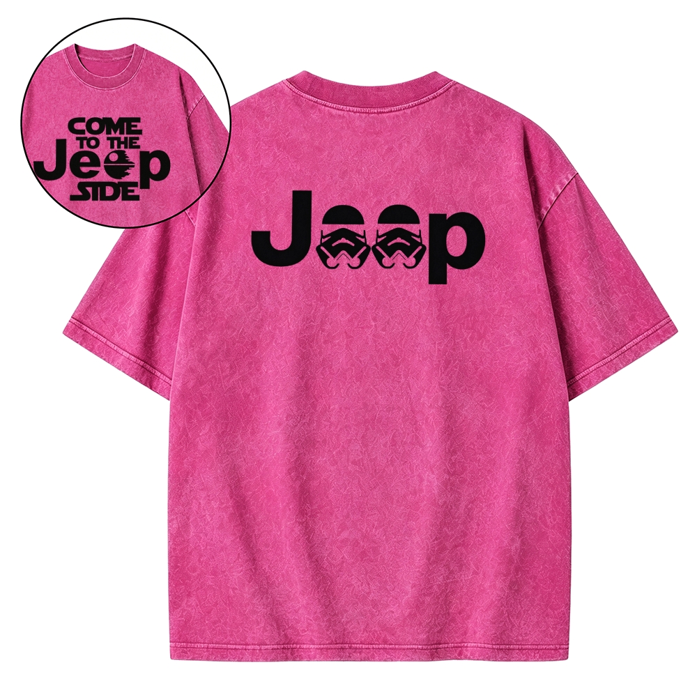 Come to the Jp Side Halloween Dark Star Unisex Washed T-Shirt