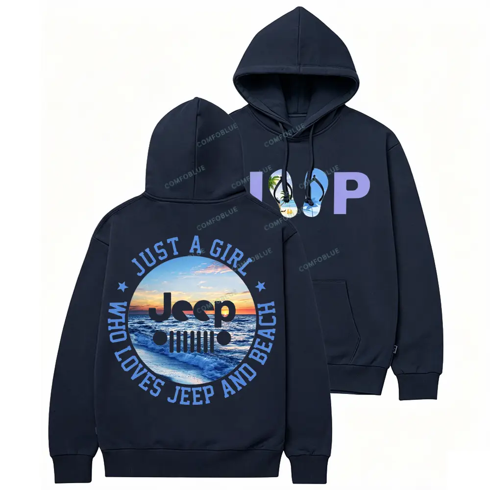 Just a Girl Who Loves Jp and Beach Cotton Hoodie