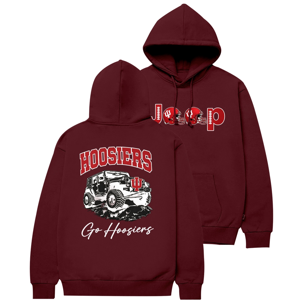 Indiana Hoosiers x Jp fans Cotton Hoodie