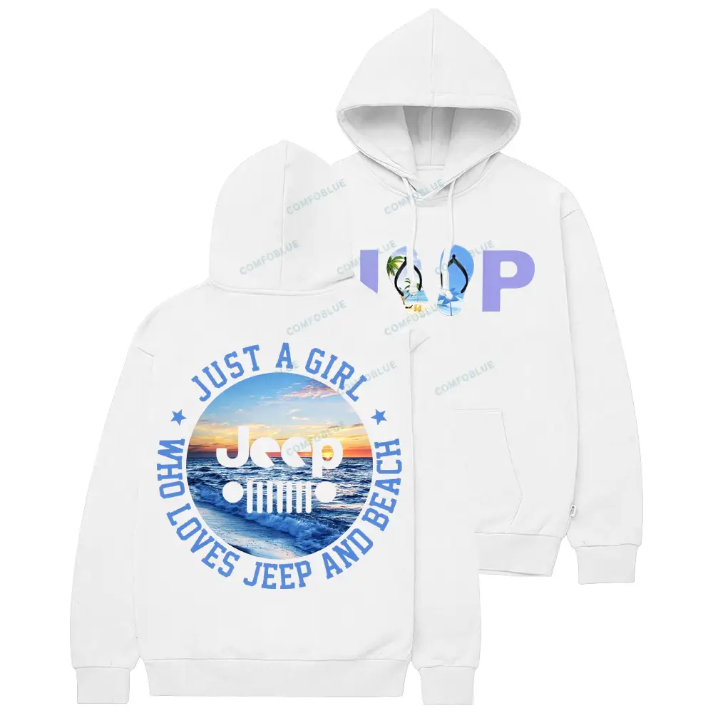 Just a Girl Who Loves Jp and Beach Cotton Hoodie