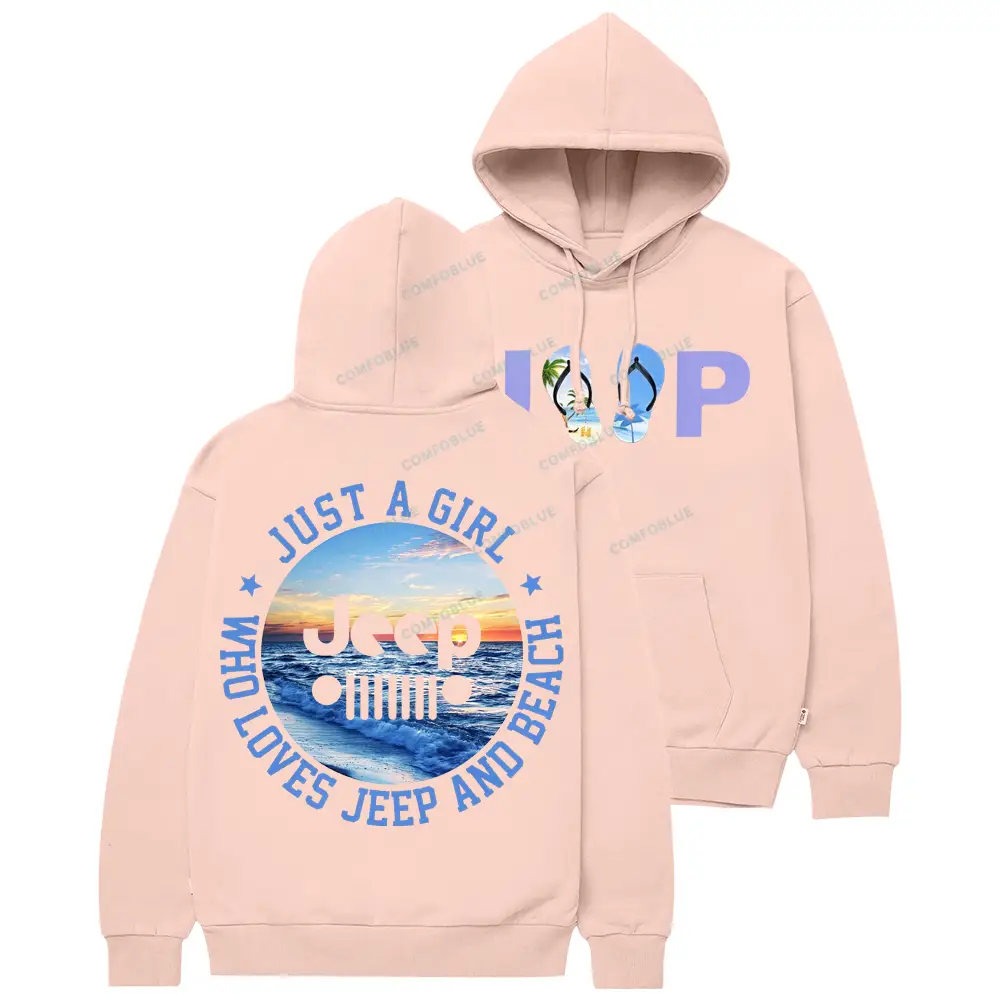 Just a Girl Who Loves Jp and Beach Cotton Hoodie