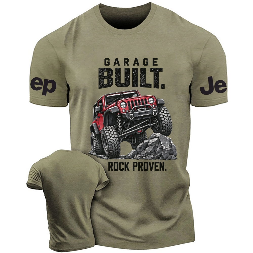 Garage Built Rock Proven Cotton T-Shirt