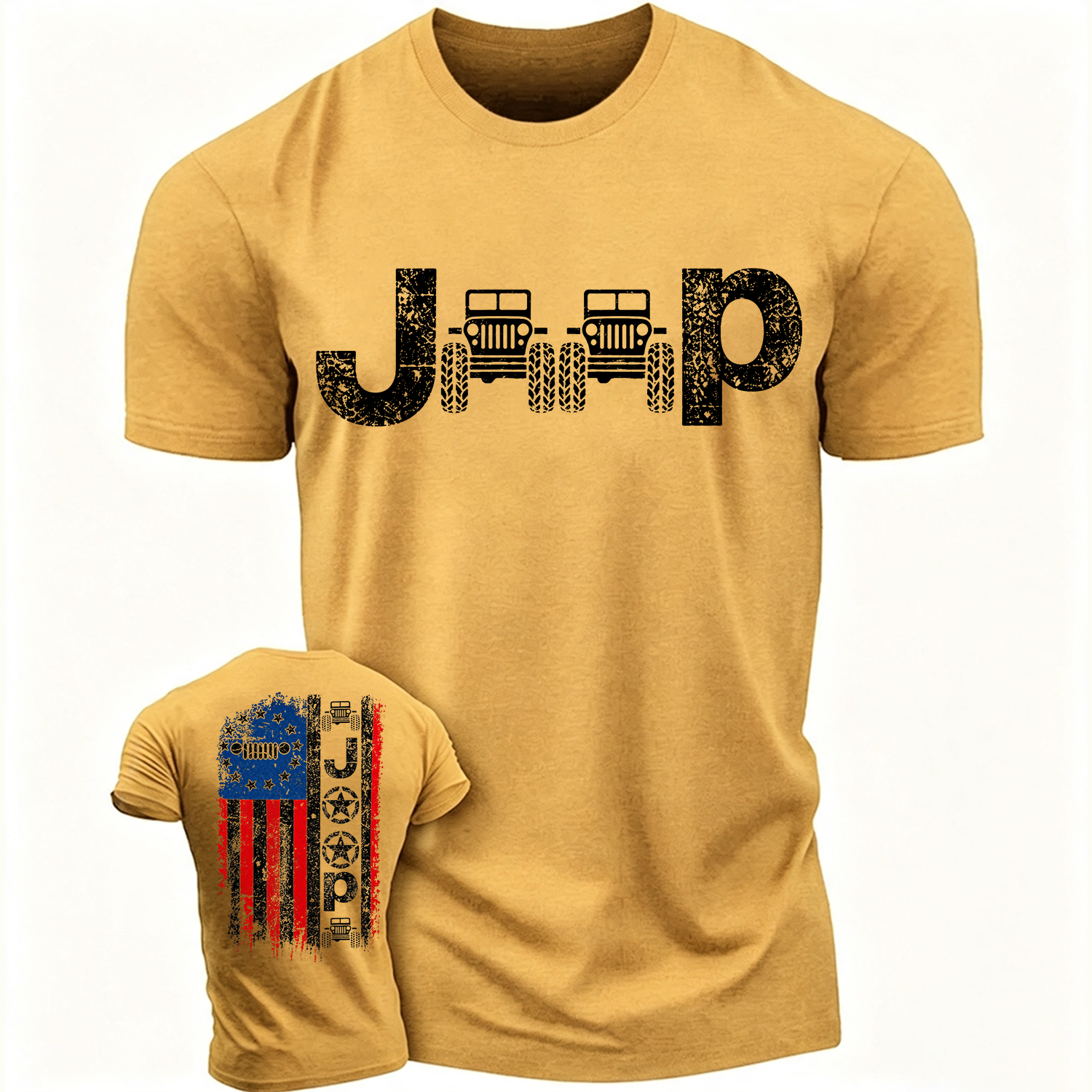 Patriotic Jp Off-Road Cotton Men's T-shirts