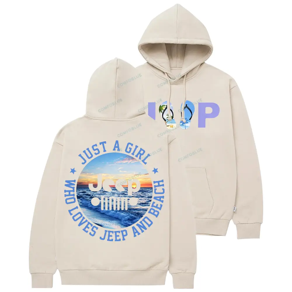 Just a Girl Who Loves Jp and Beach Cotton Hoodie