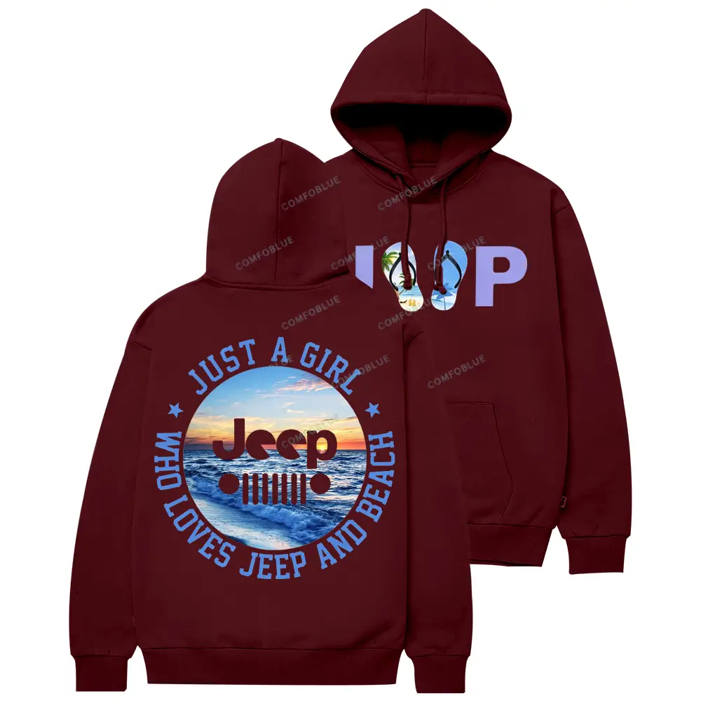 Just a Girl Who Loves Jp and Beach Cotton Hoodie