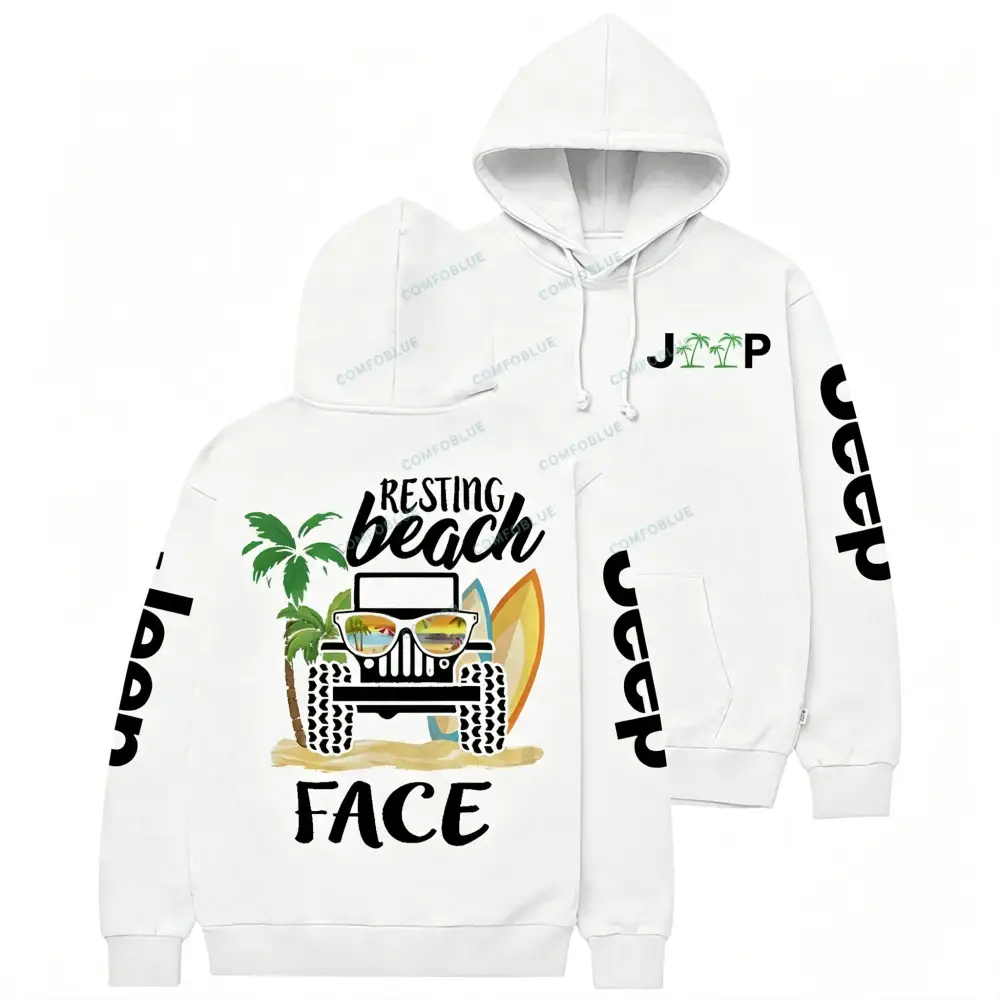 Resting Beach Face Surf Jp Unisex Hoodie