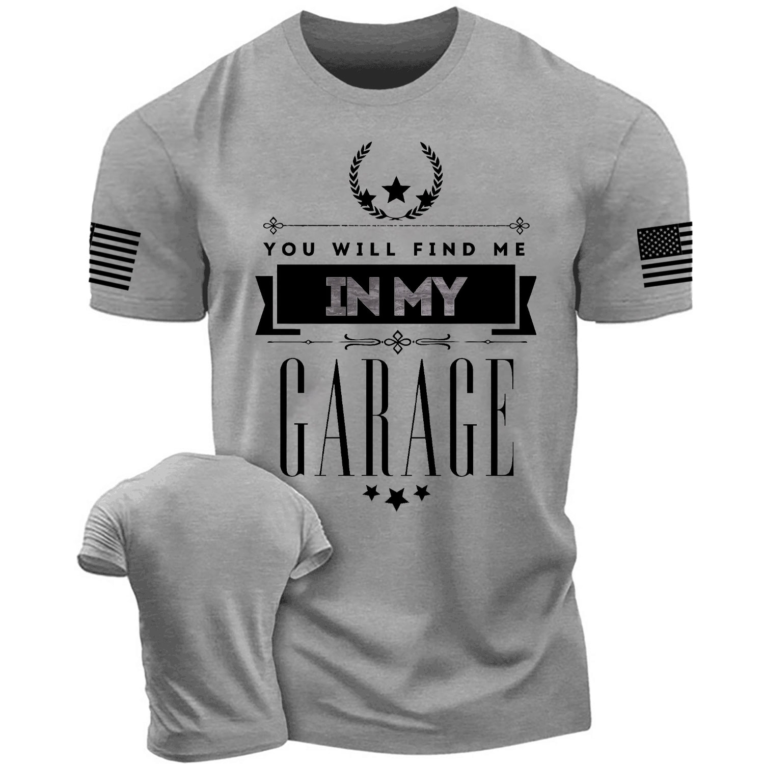 Me In My Garage Cotton T-shirt