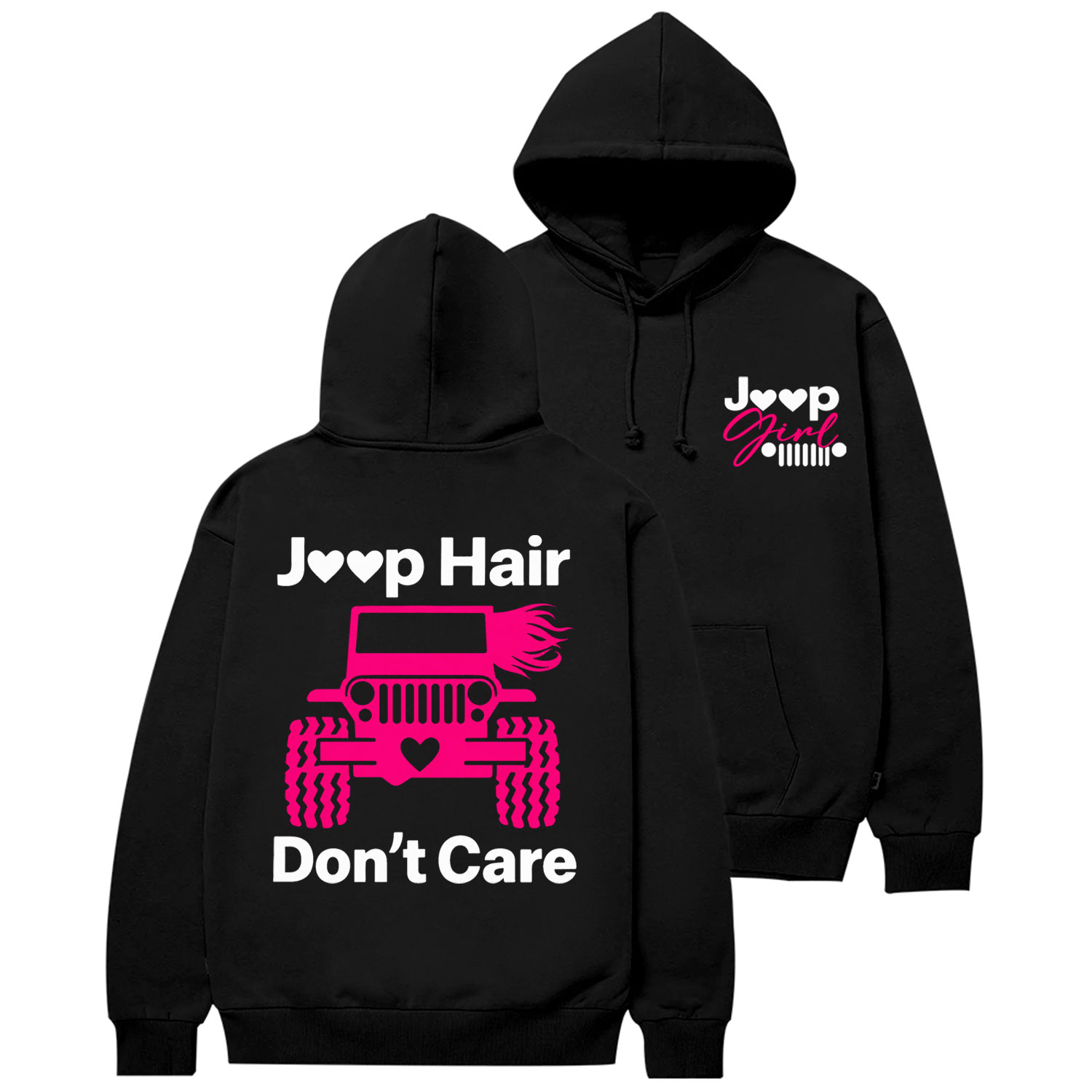 Jp Hair Don't Care Cotton Hoodie