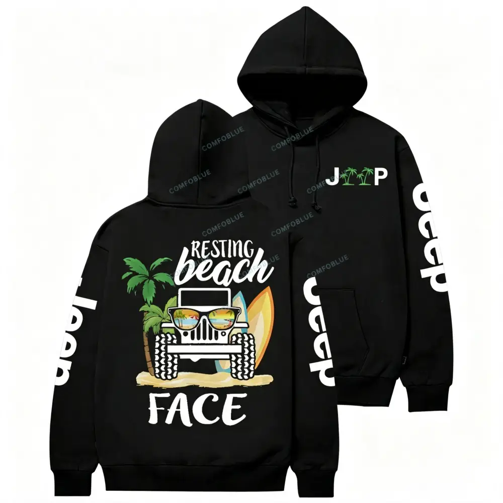 Resting Beach Face Surf Jp Unisex Hoodie