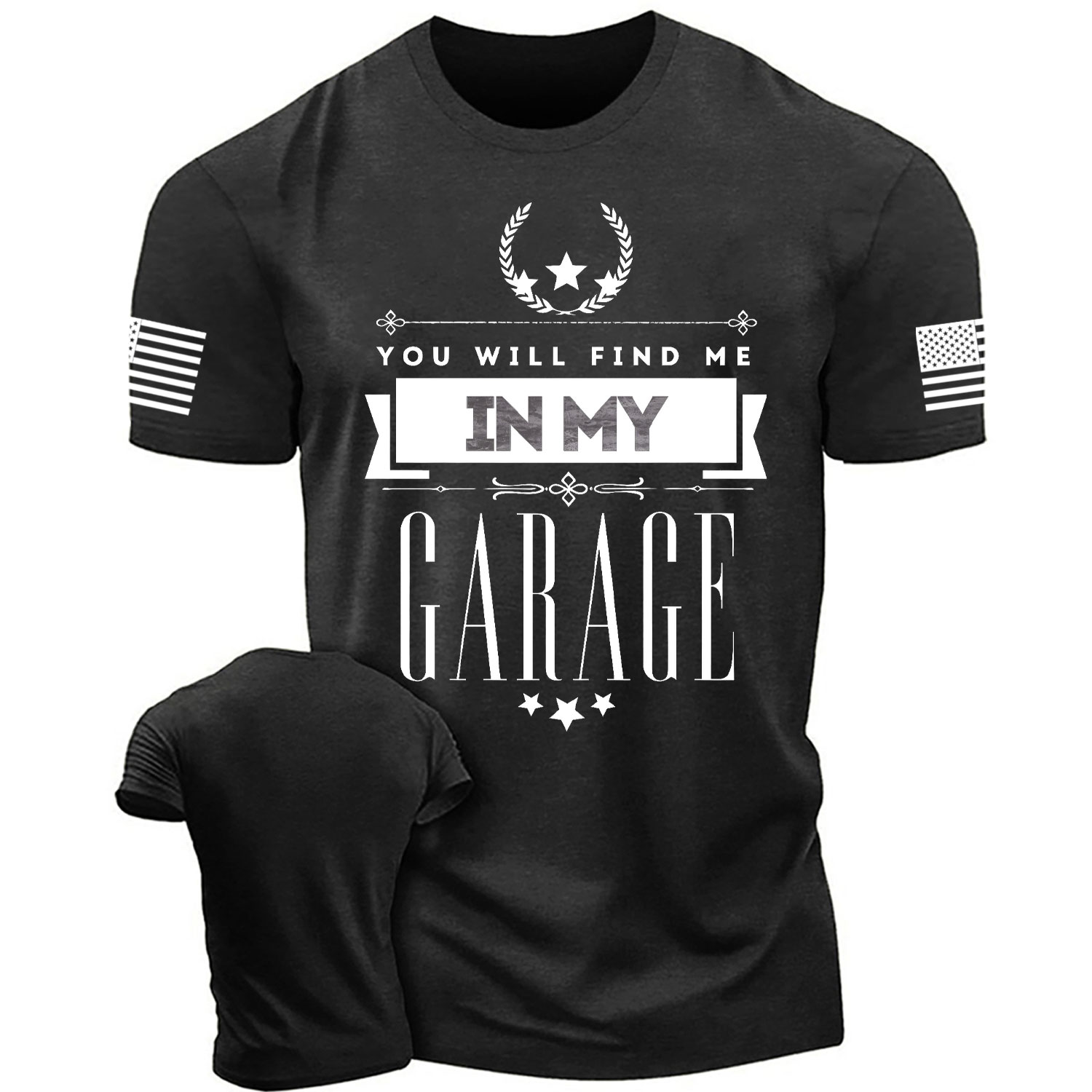 Me In My Garage Cotton T-shirt
