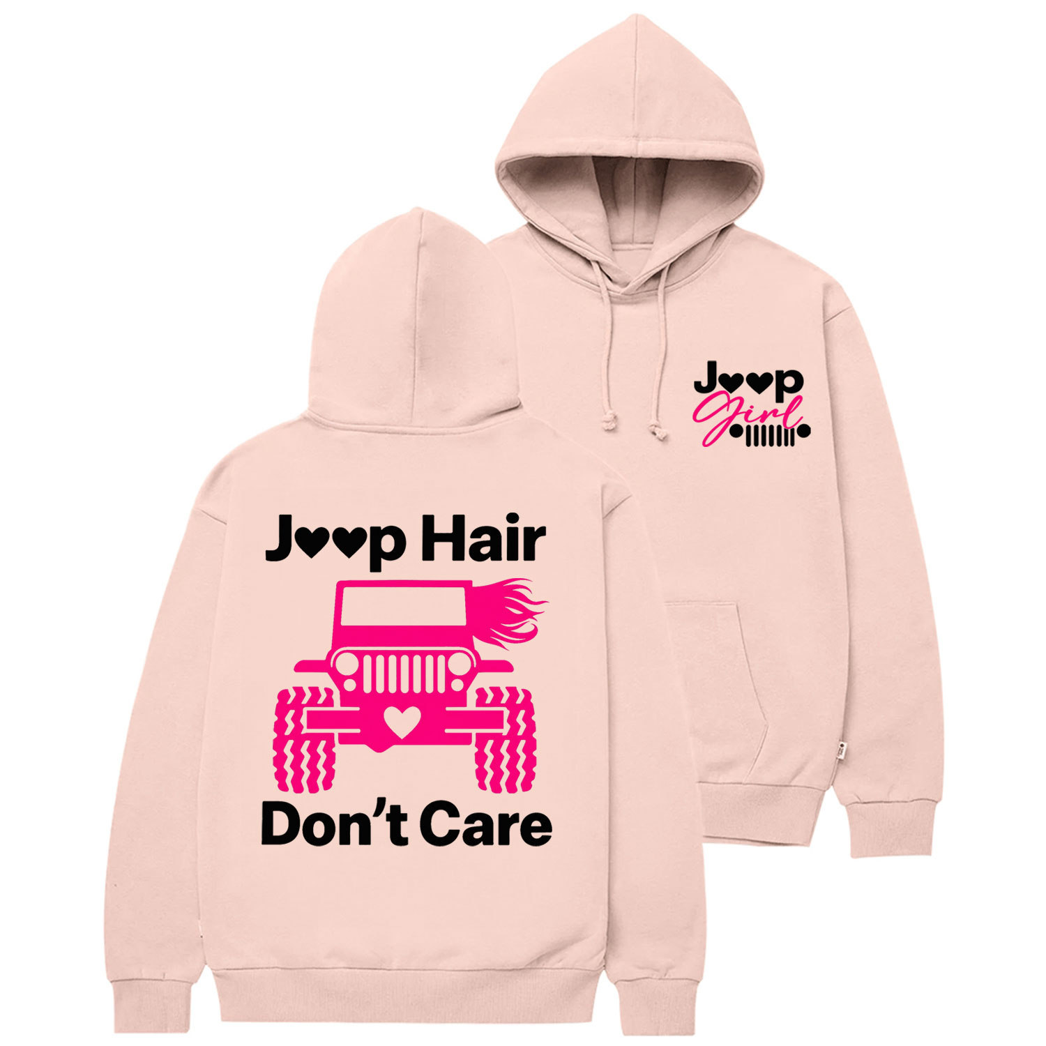 Jp Hair Don't Care Cotton Hoodie
