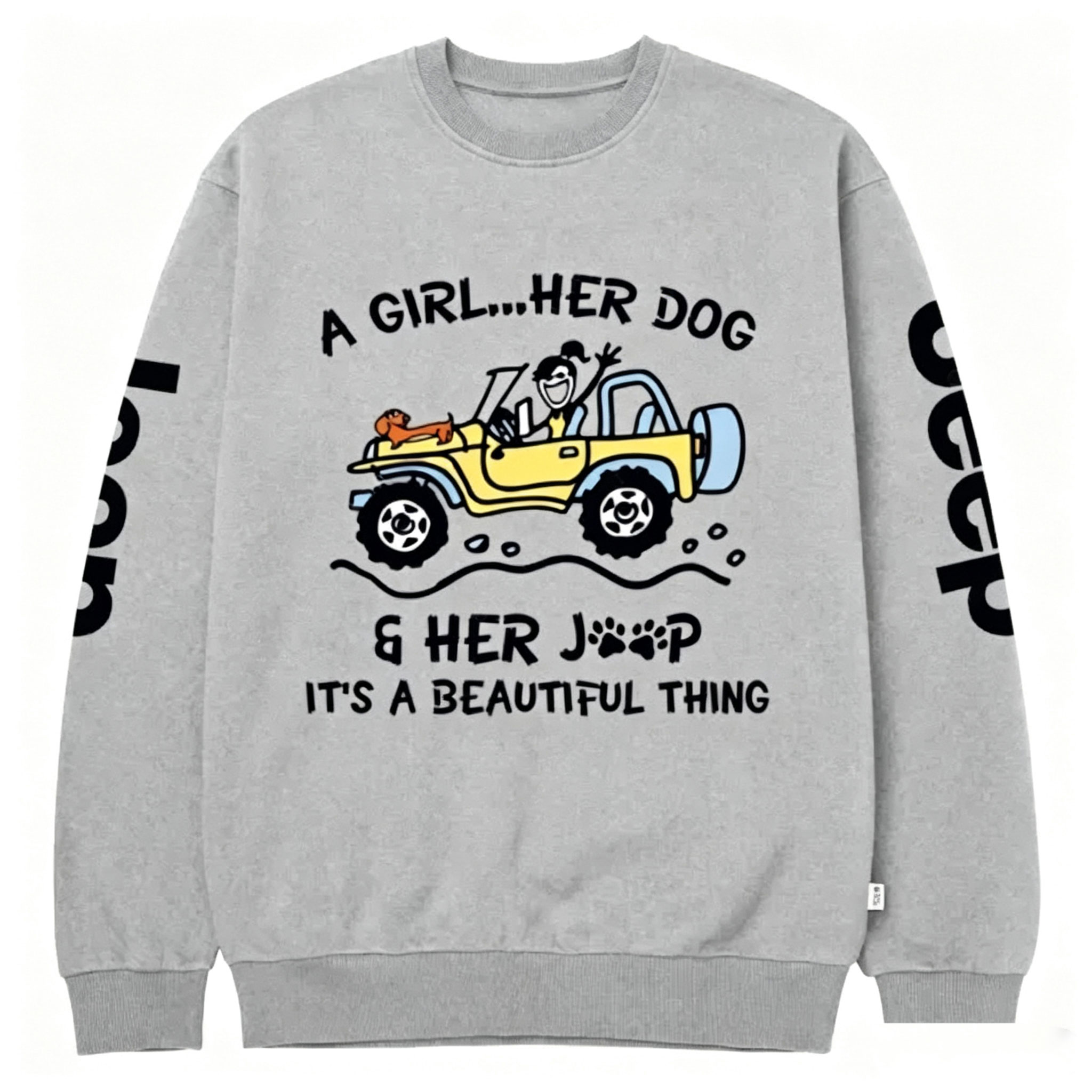A Girl Her Dog And Her Jp It’s A Beautiful Thing Unisex Sweatshirt