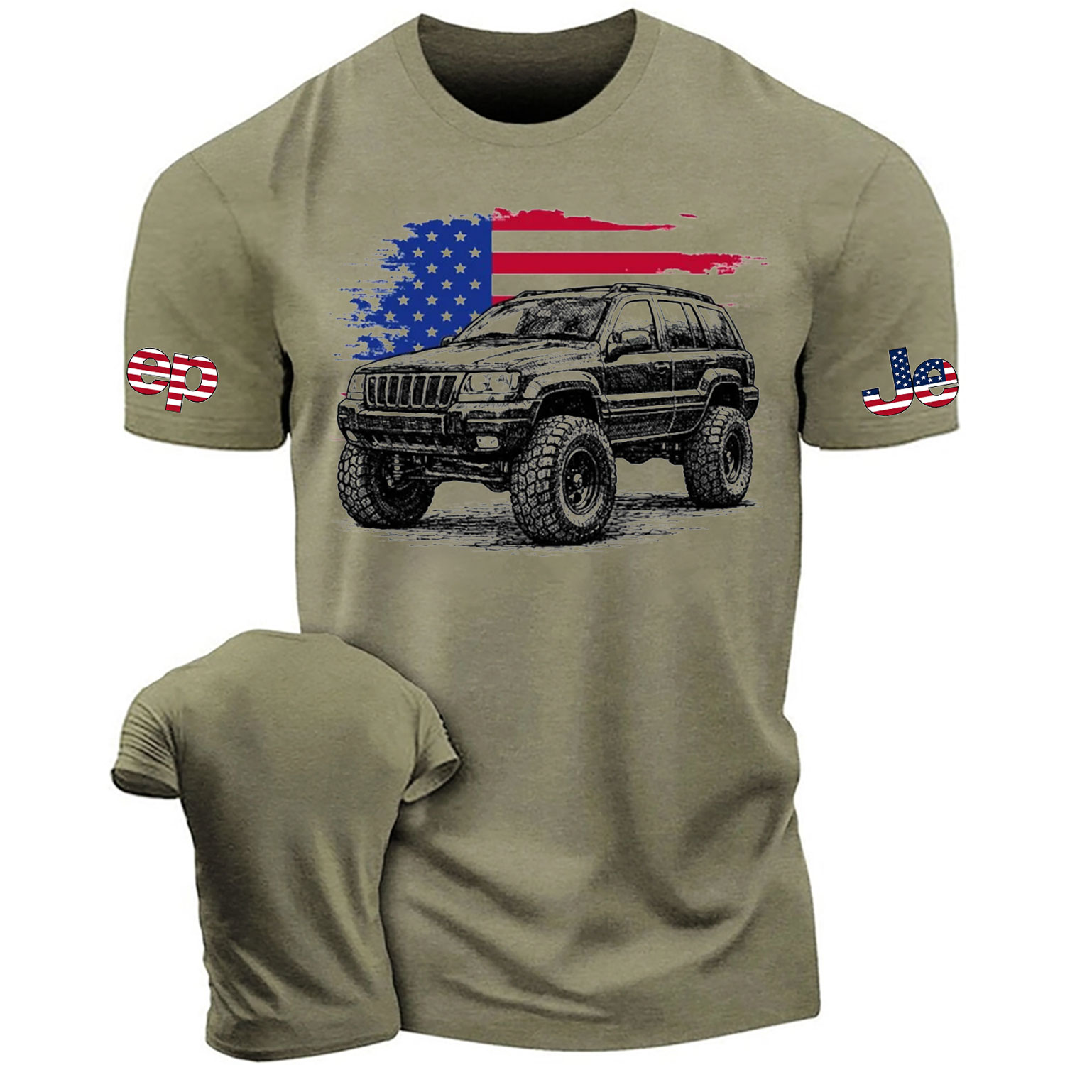 Patriot WJ Jp Grand Cherokee Off-Road Cotton T-shirt