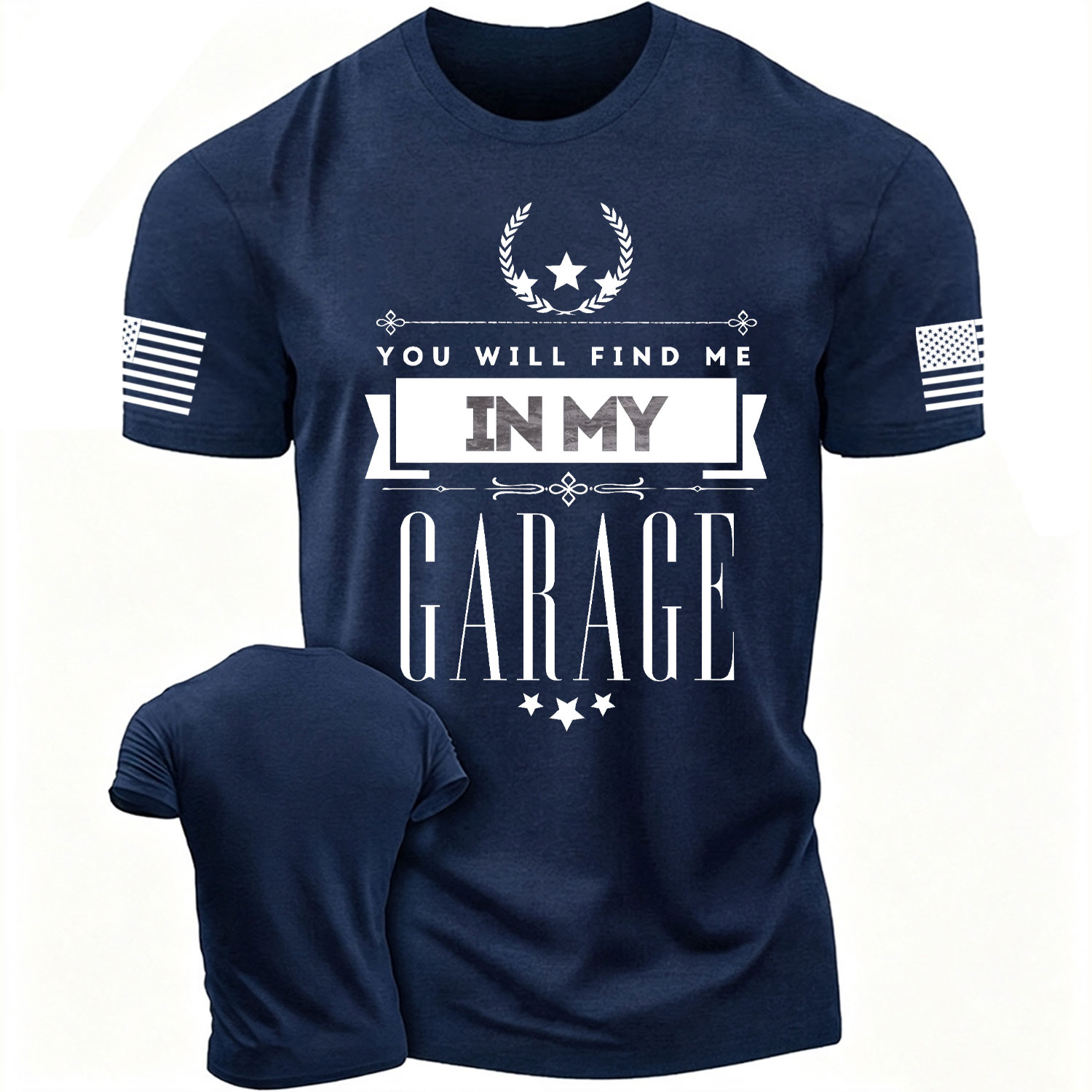 Me In My Garage Cotton T-shirt
