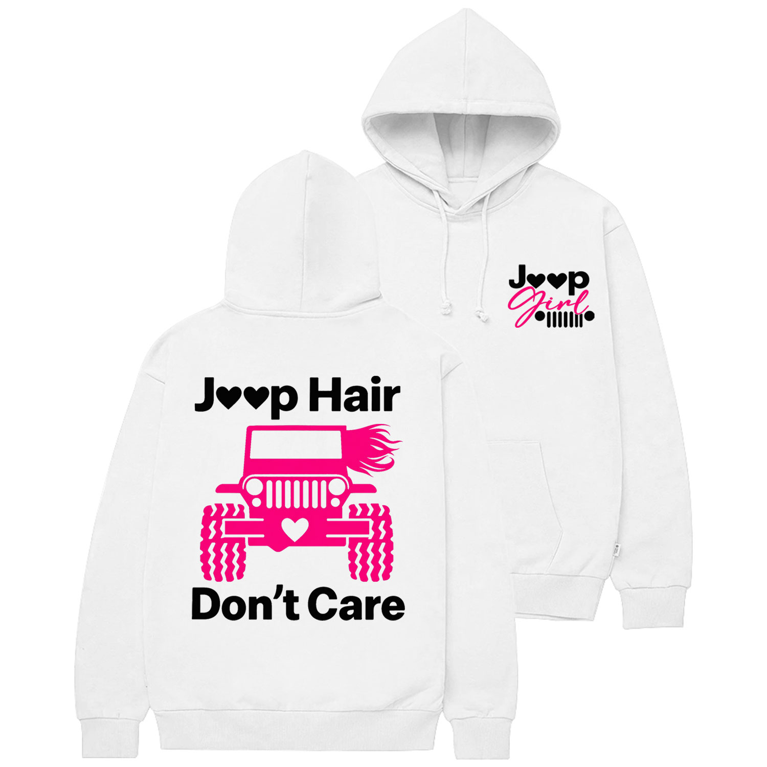 Jp Hair Don't Care Cotton Hoodie