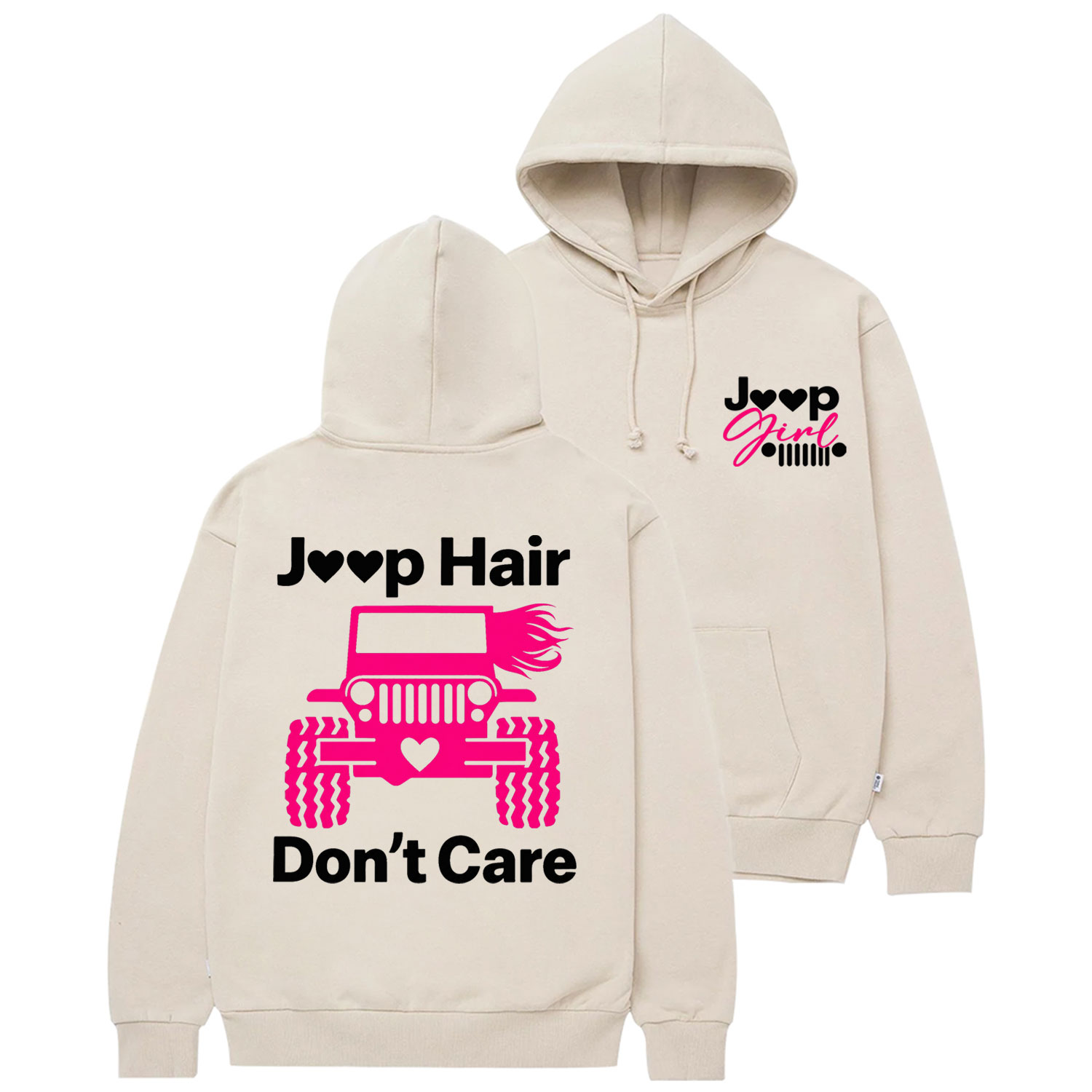 Jp Hair Don't Care Cotton Hoodie