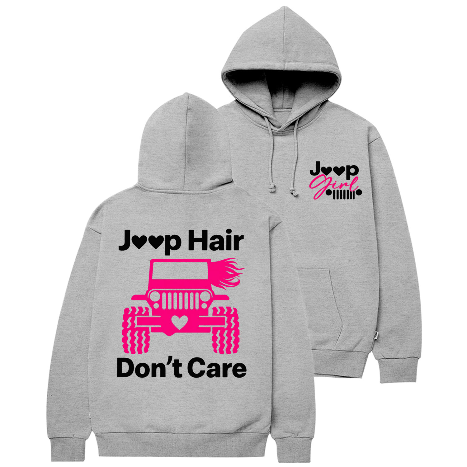 Jp Hair Don't Care Cotton Hoodie