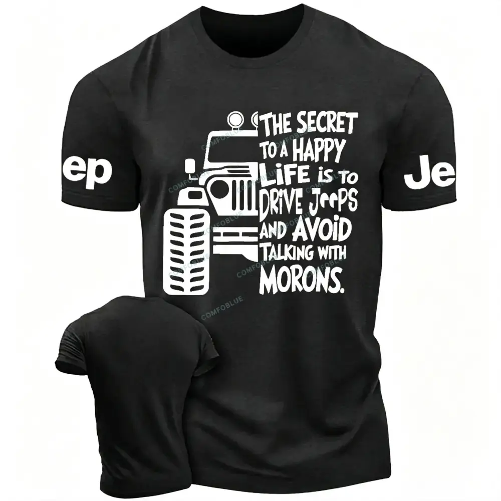 The Secret To A Happy Life Is To Drive Unisex Jp T-shirt