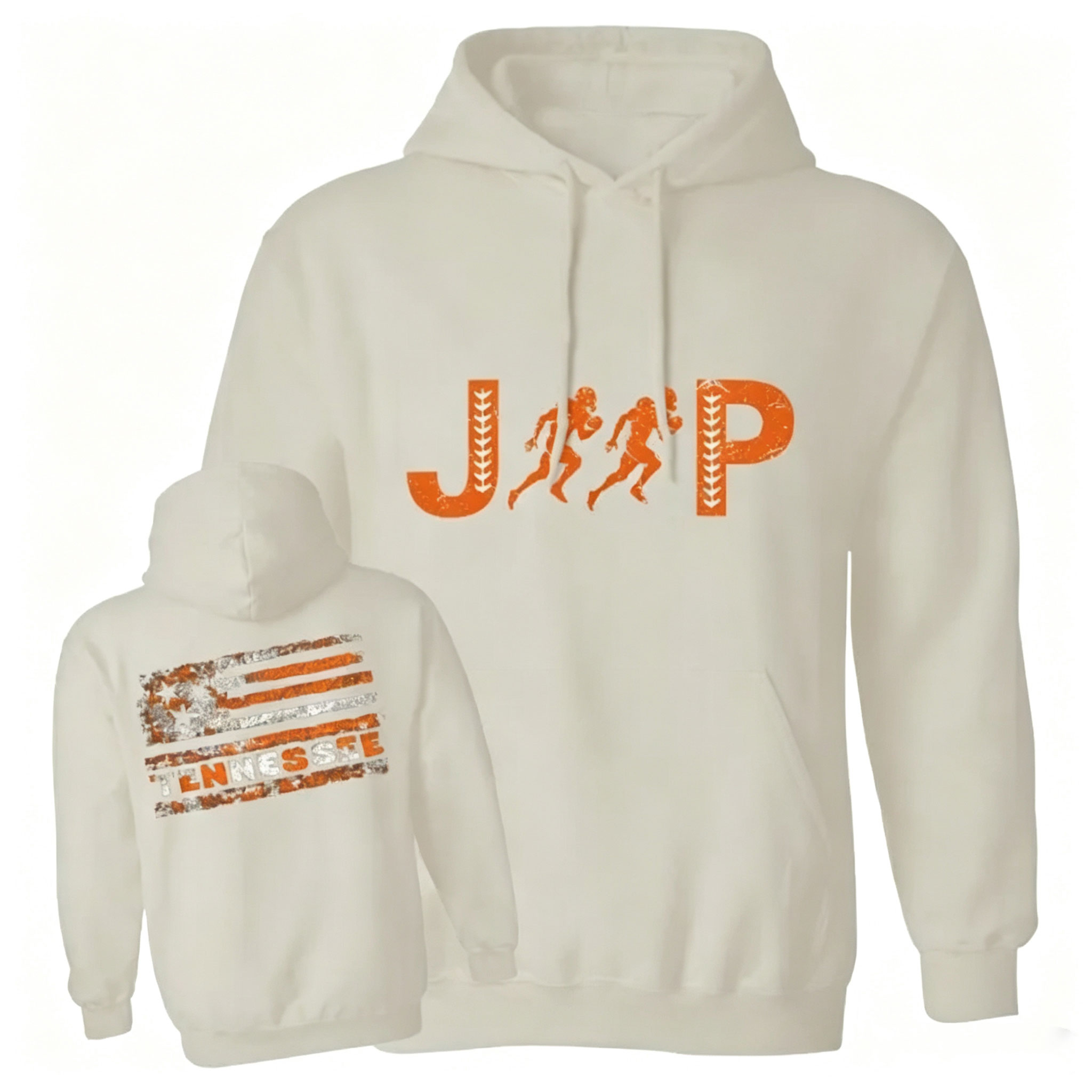 Tennessee Flag Baseball Jp Unisex Casual Hoodie