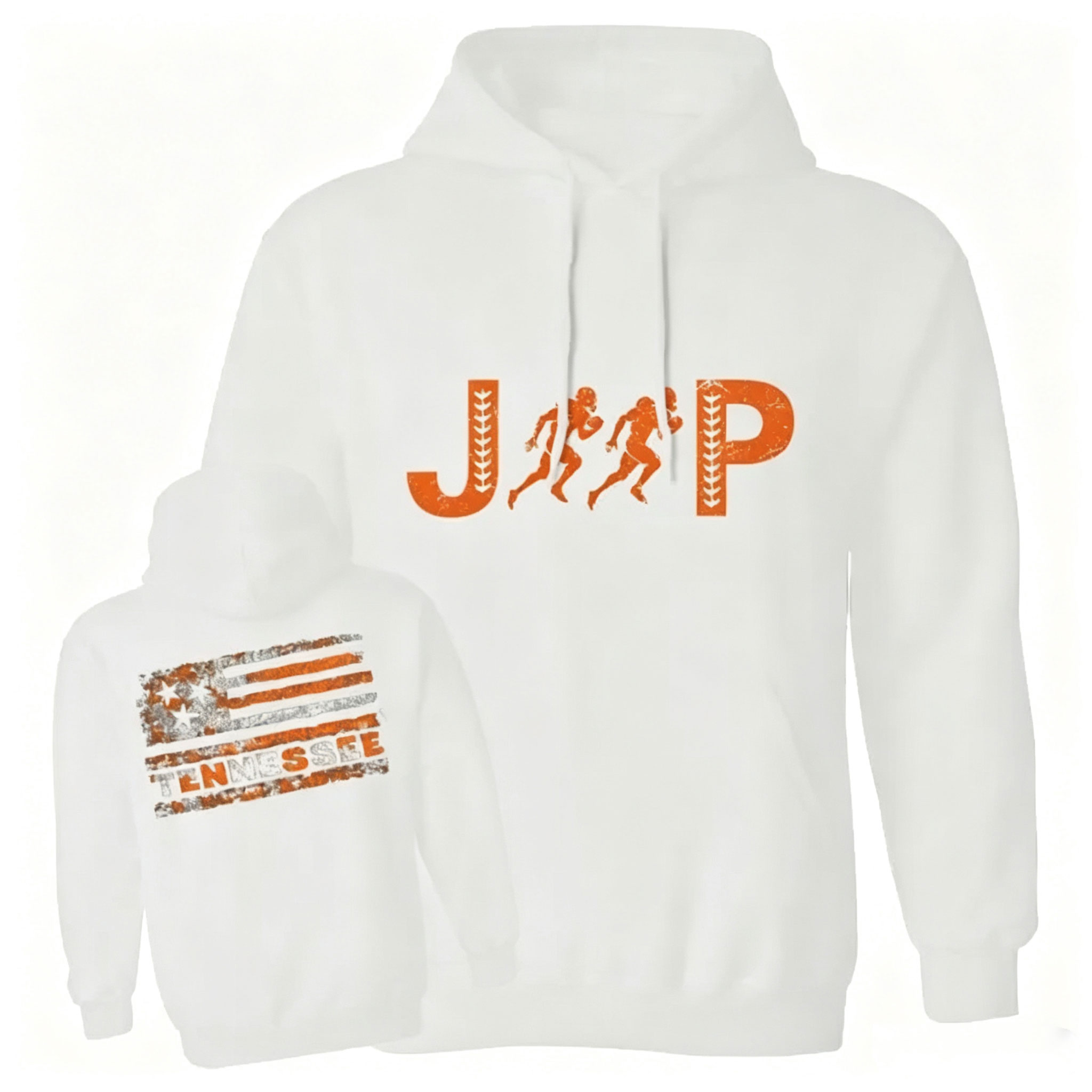 Tennessee Flag Baseball Jp Unisex Casual Hoodie