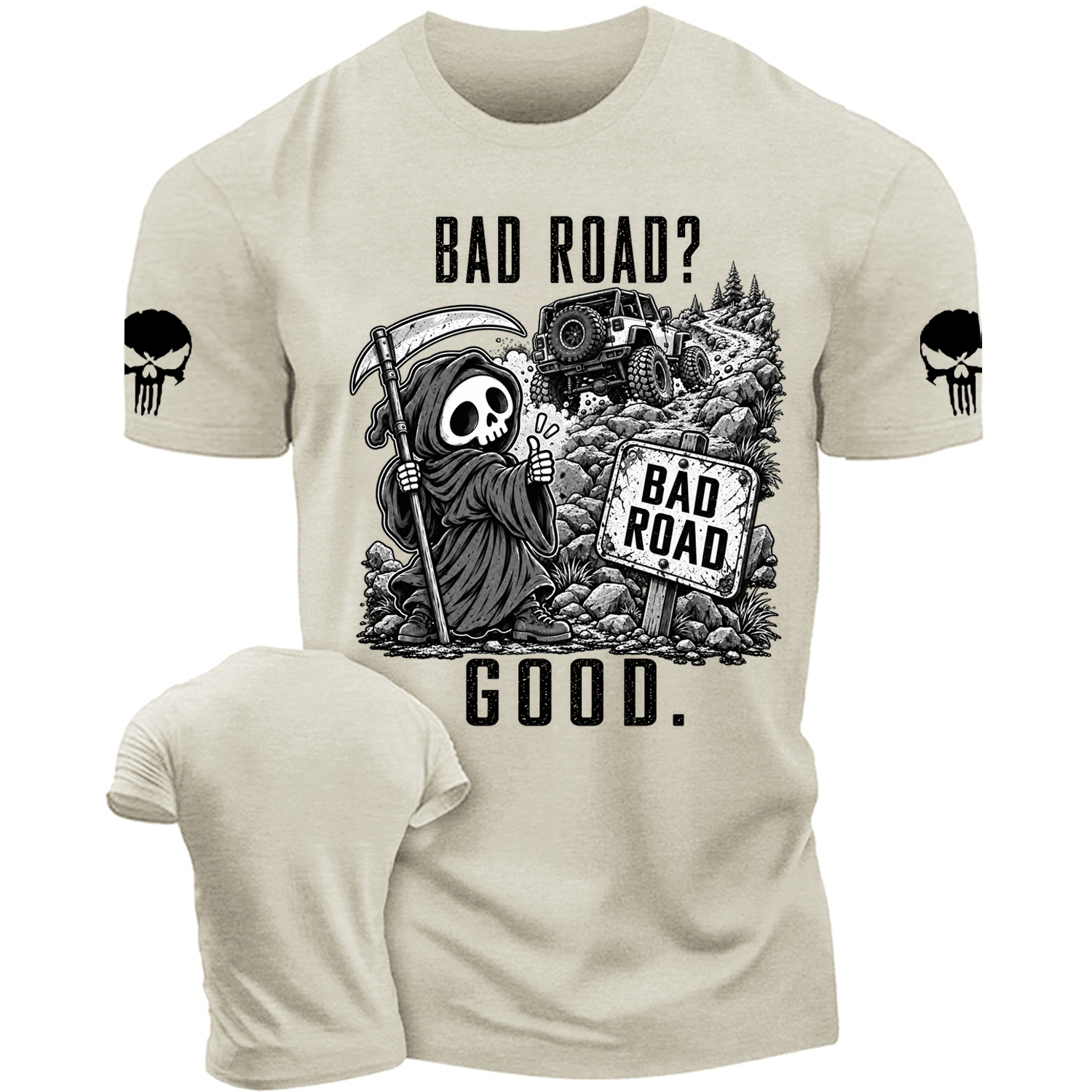 Bad Road? Good Reaper Off-Road Cotton T-shirt