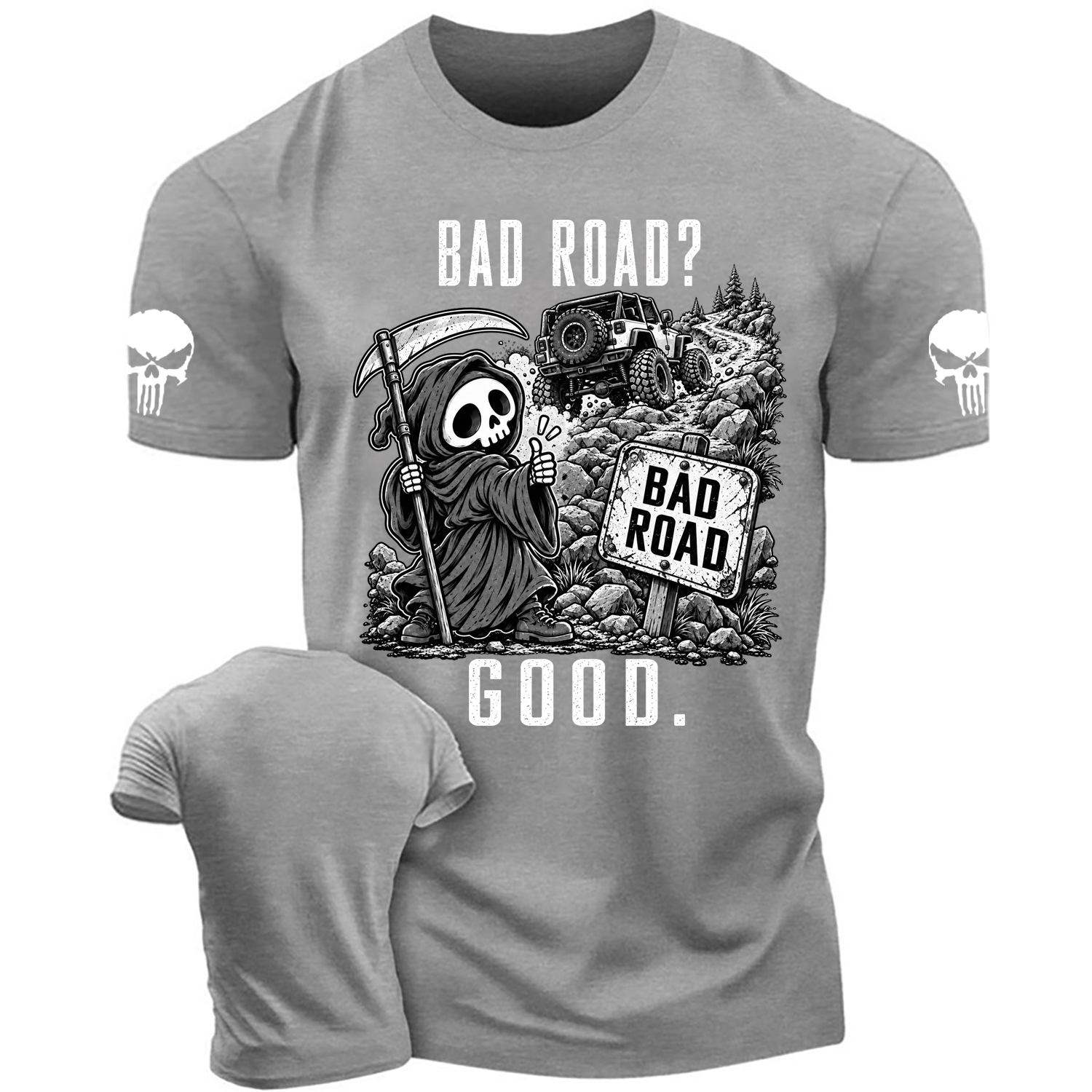 Bad Road? Good Reaper Off-Road Cotton T-shirt