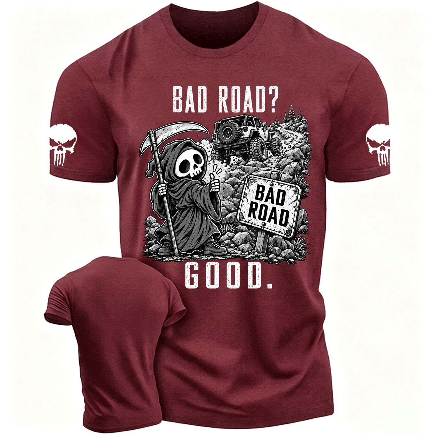 Bad Road? Good Reaper Off-Road Cotton T-shirt