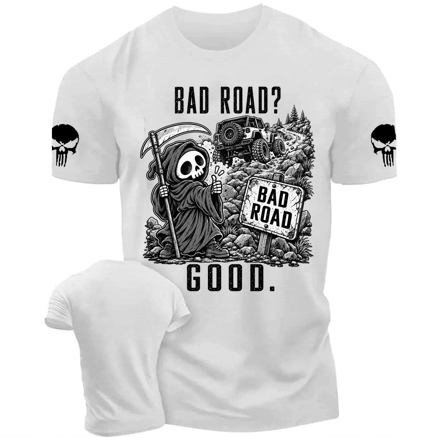 Bad Road? Good Reaper Off-Road Cotton T-shirt