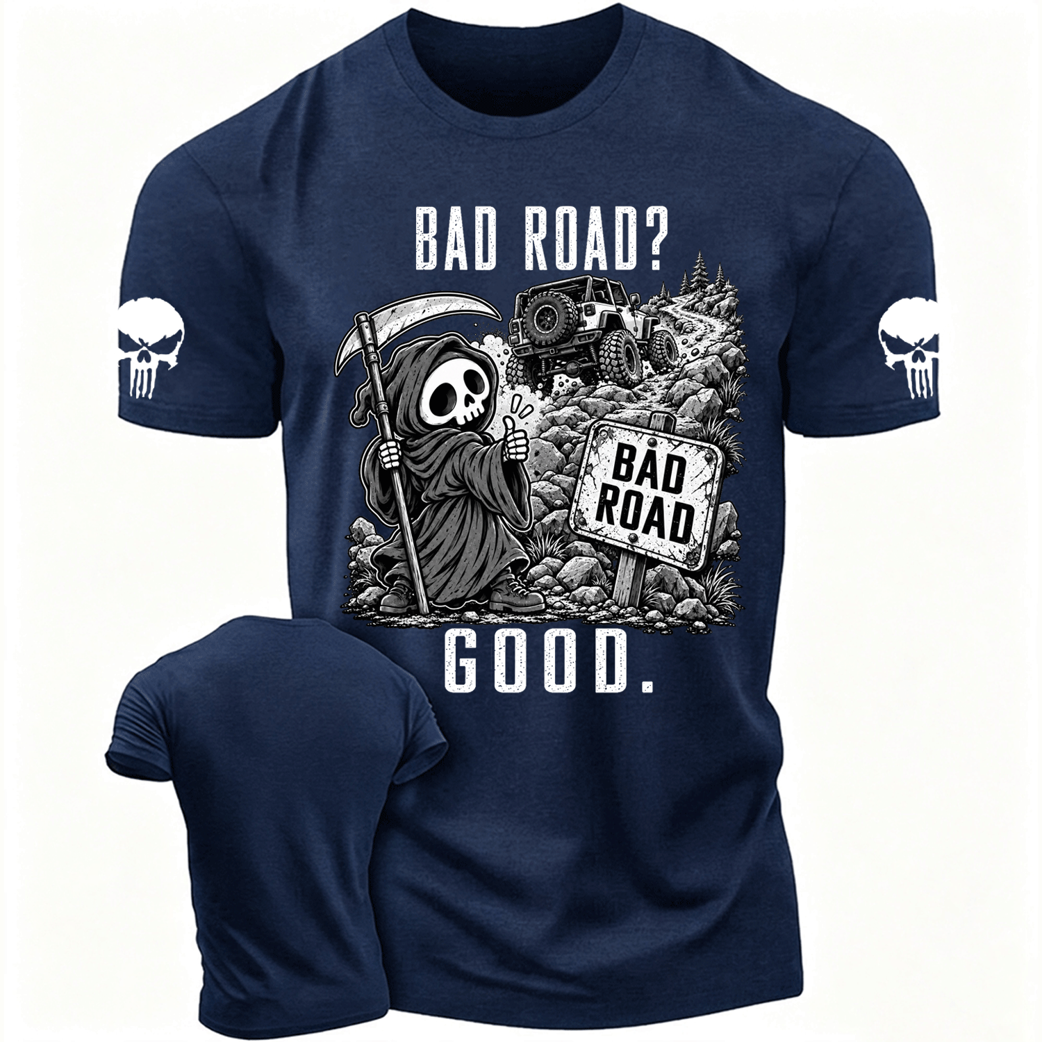 Bad Road? Good Reaper Off-Road Cotton T-shirt