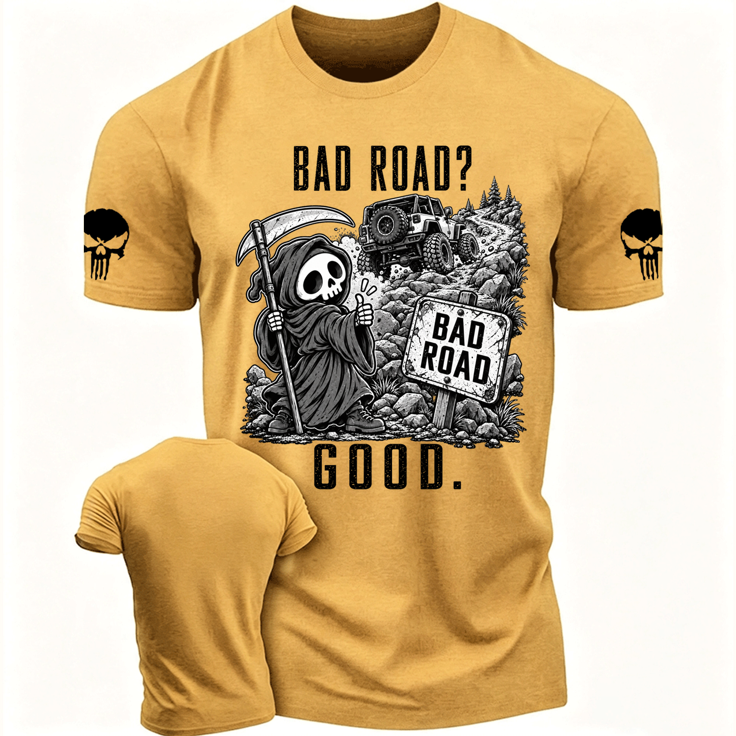 Bad Road? Good Reaper Off-Road Cotton T-shirt