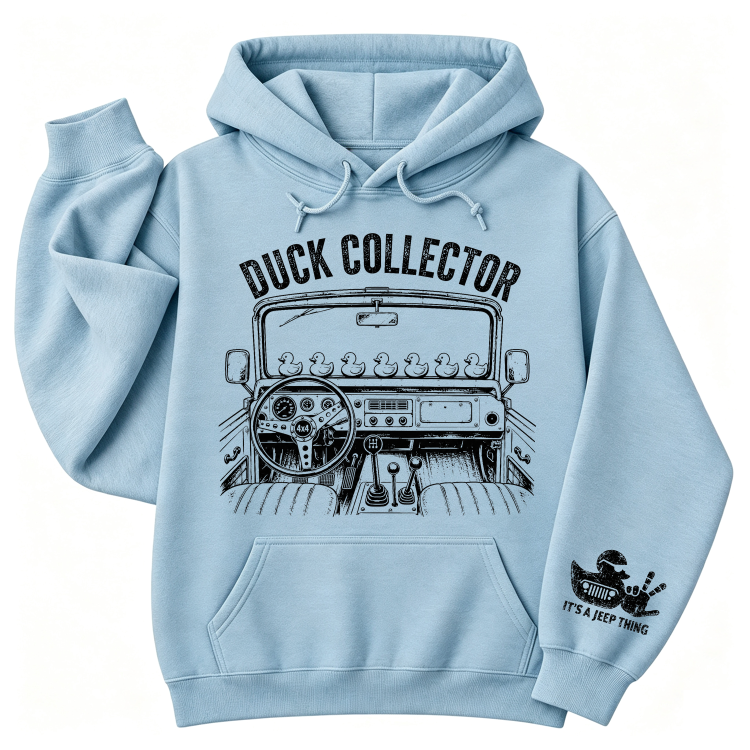 Rubber Duck Wave Offroad Ducking Jp Unisex Casual Hoodie