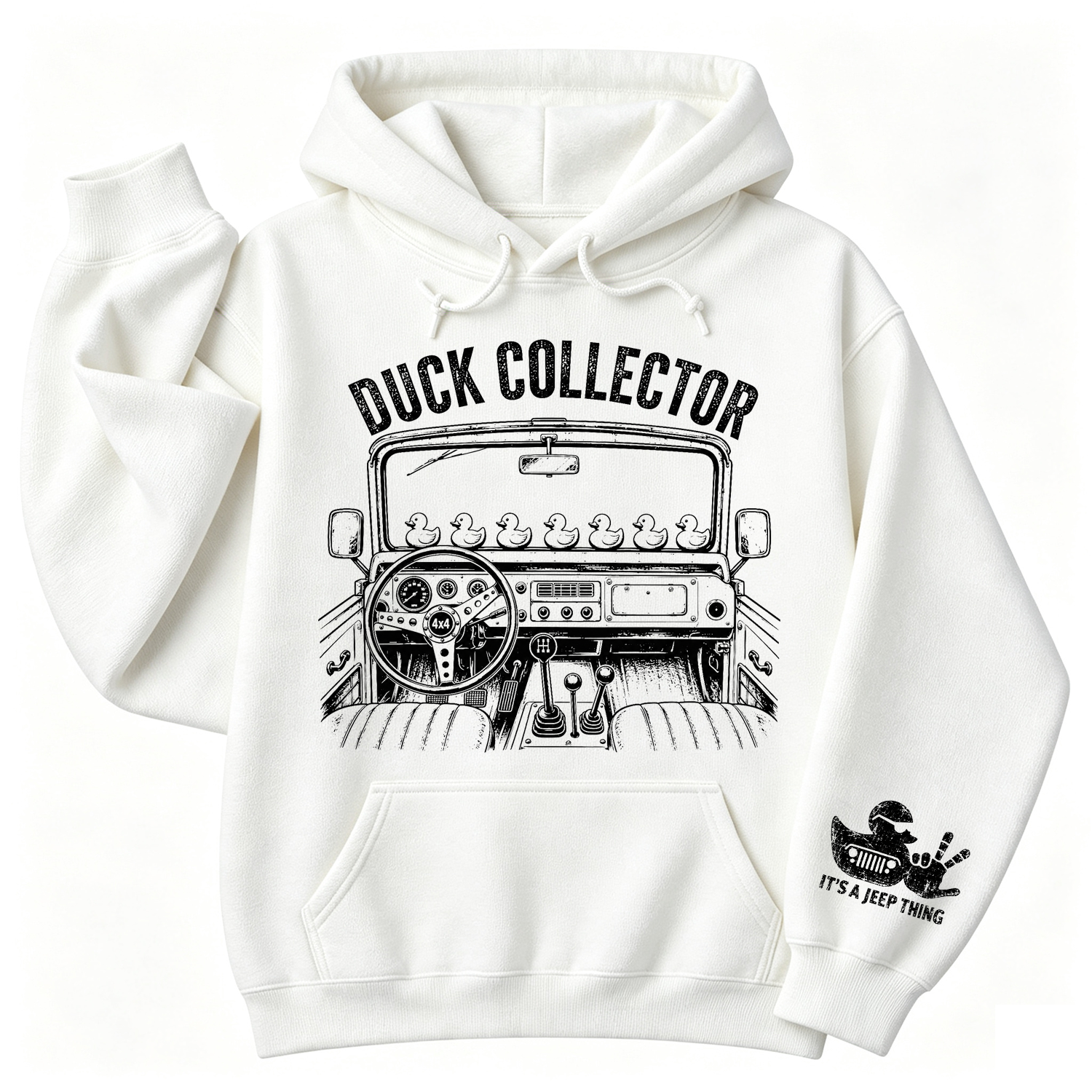 Rubber Duck Wave Offroad Ducking Jp Unisex Casual Hoodie