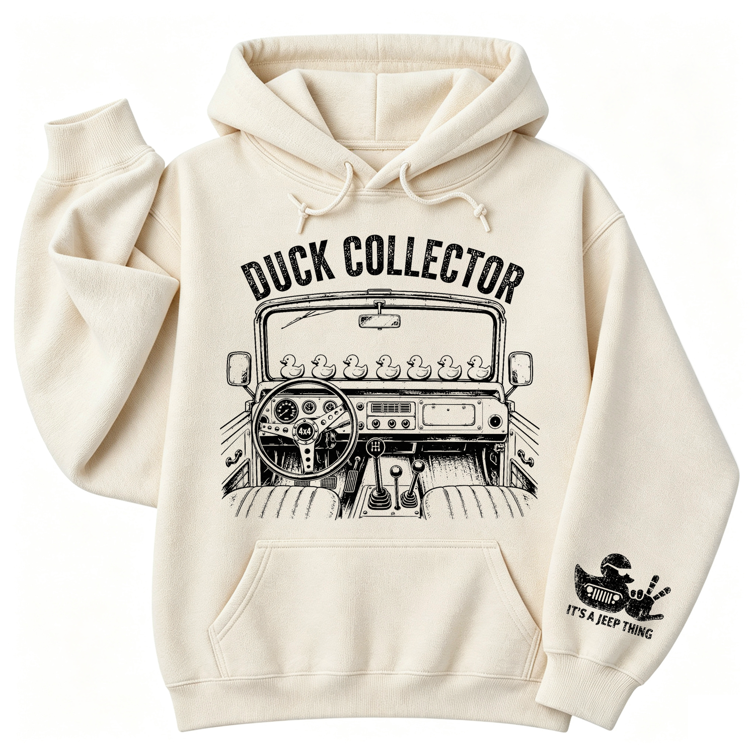 Rubber Duck Wave Offroad Ducking Jp Unisex Casual Hoodie