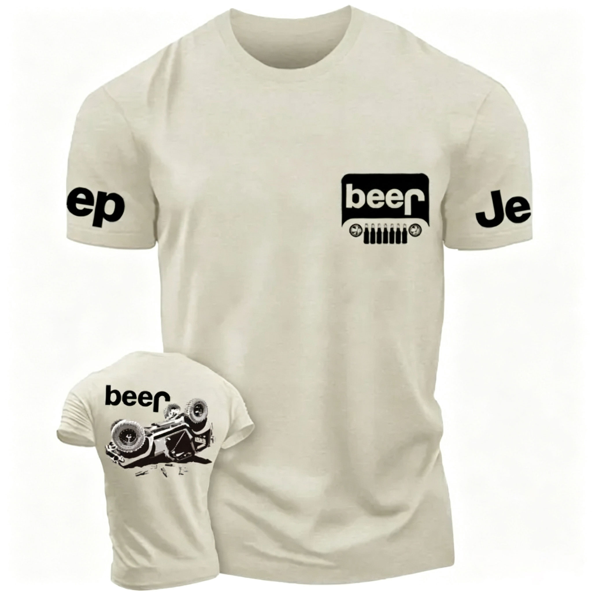 Funny Beer Overturn Jp Offroad Unisex T-shirt