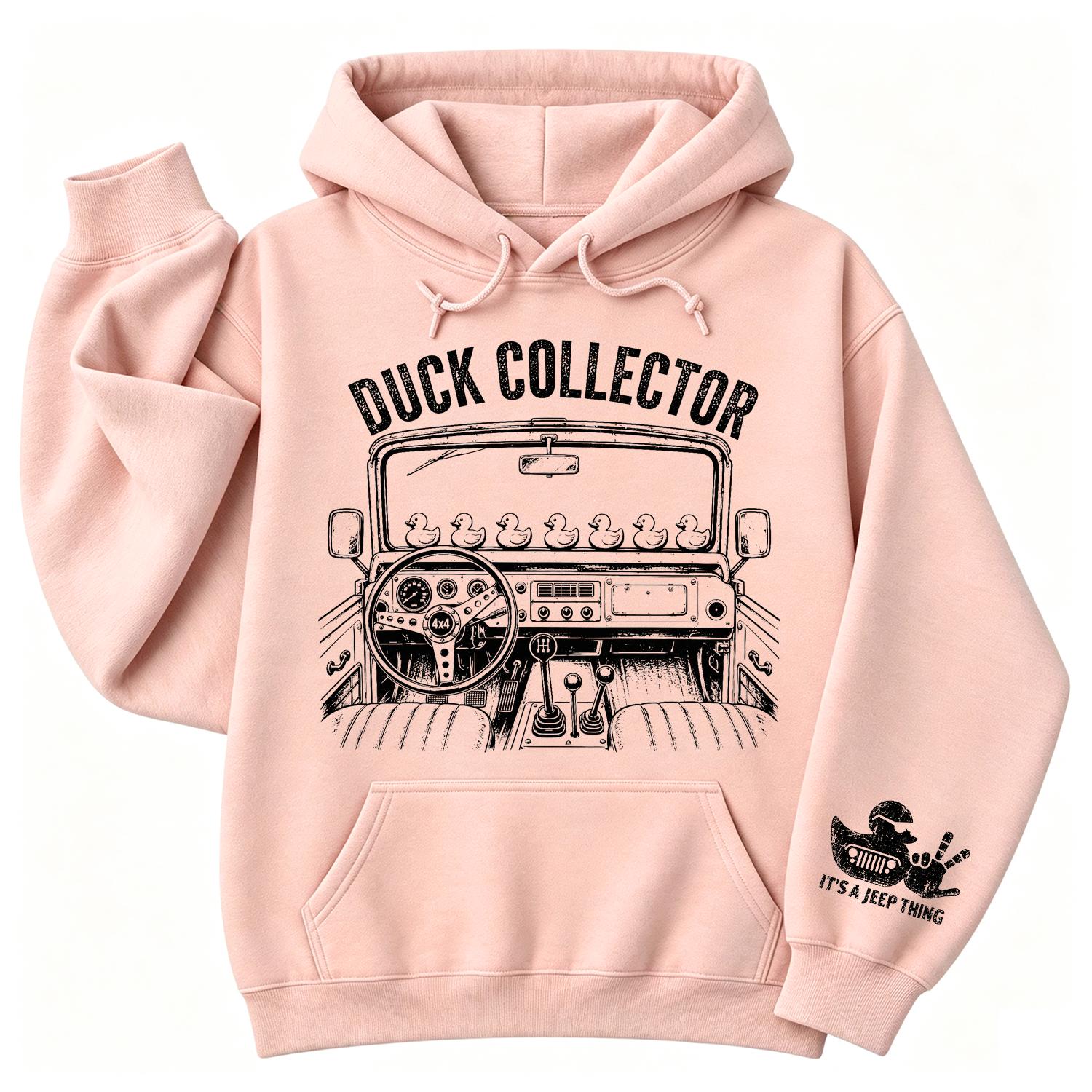 Rubber Duck Wave Offroad Ducking Jp Unisex Casual Hoodie